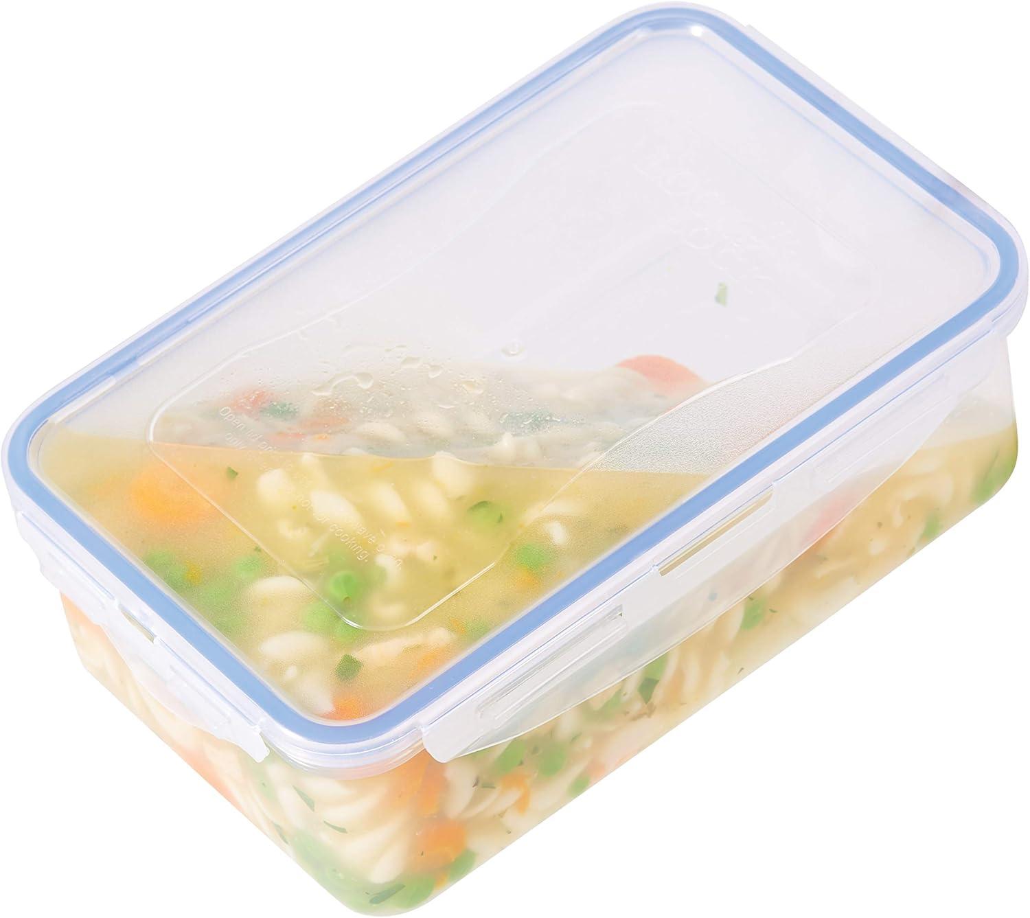 Clear BPA-Free Plastic 38-Piece Food Storage Container Set