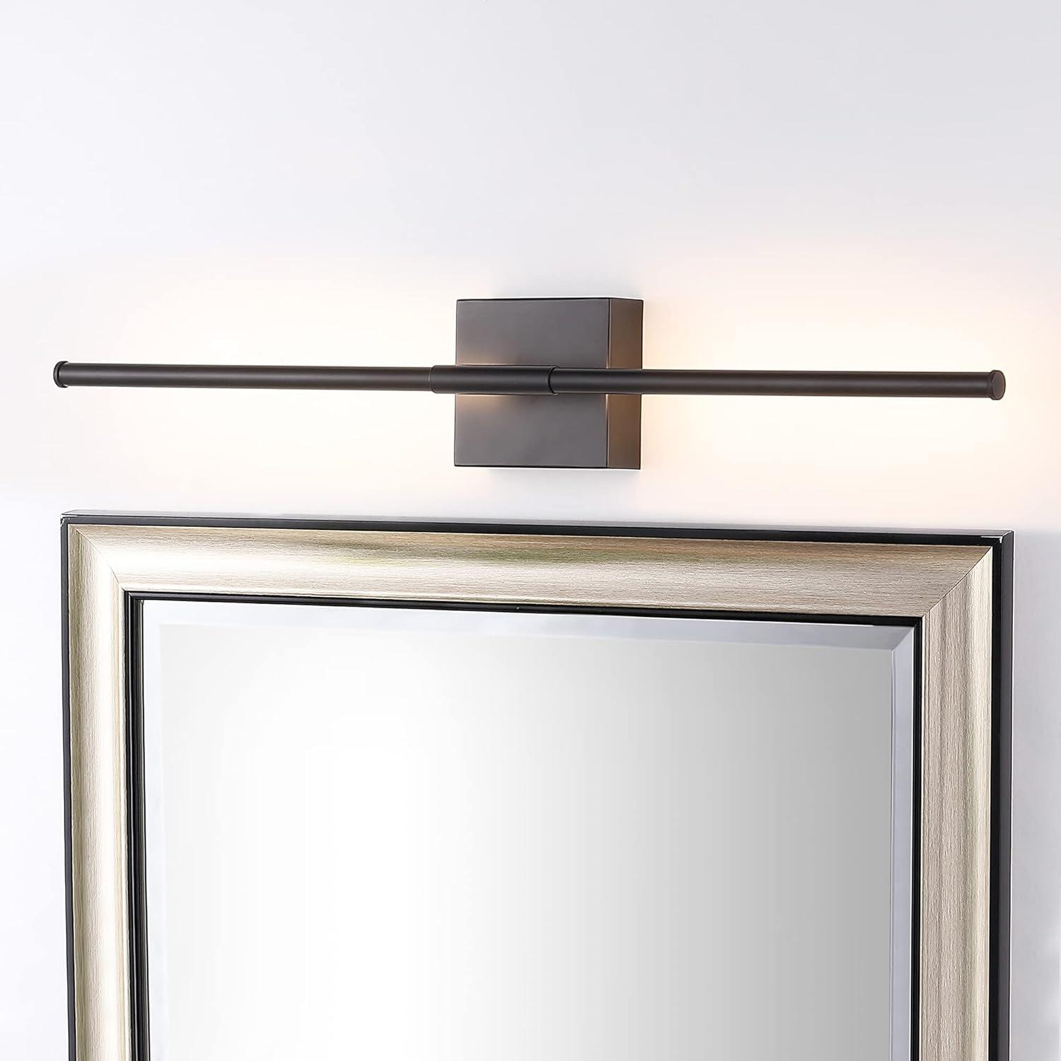 Makena 28" Black Metal LED Wall Sconce