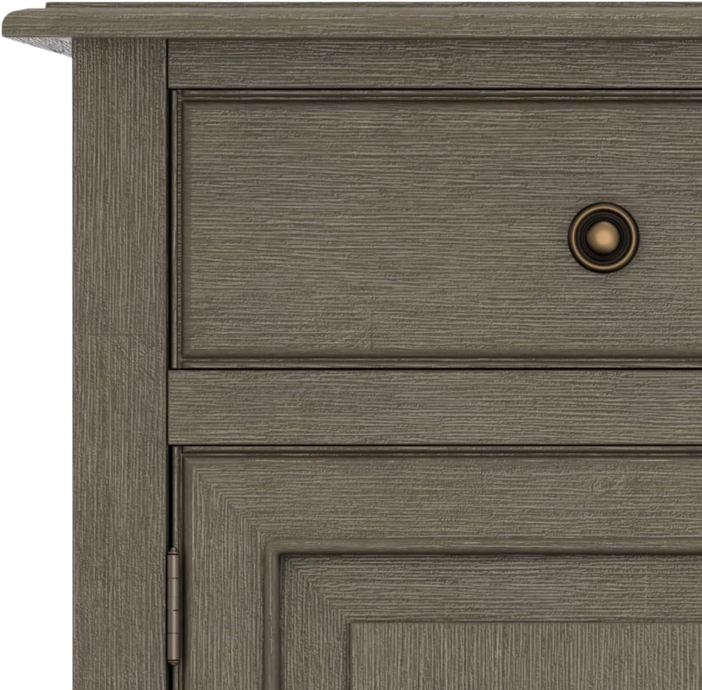 Connaught Solid Wood 2 - Door Accent Cabinet Entryway Storage Cabinet