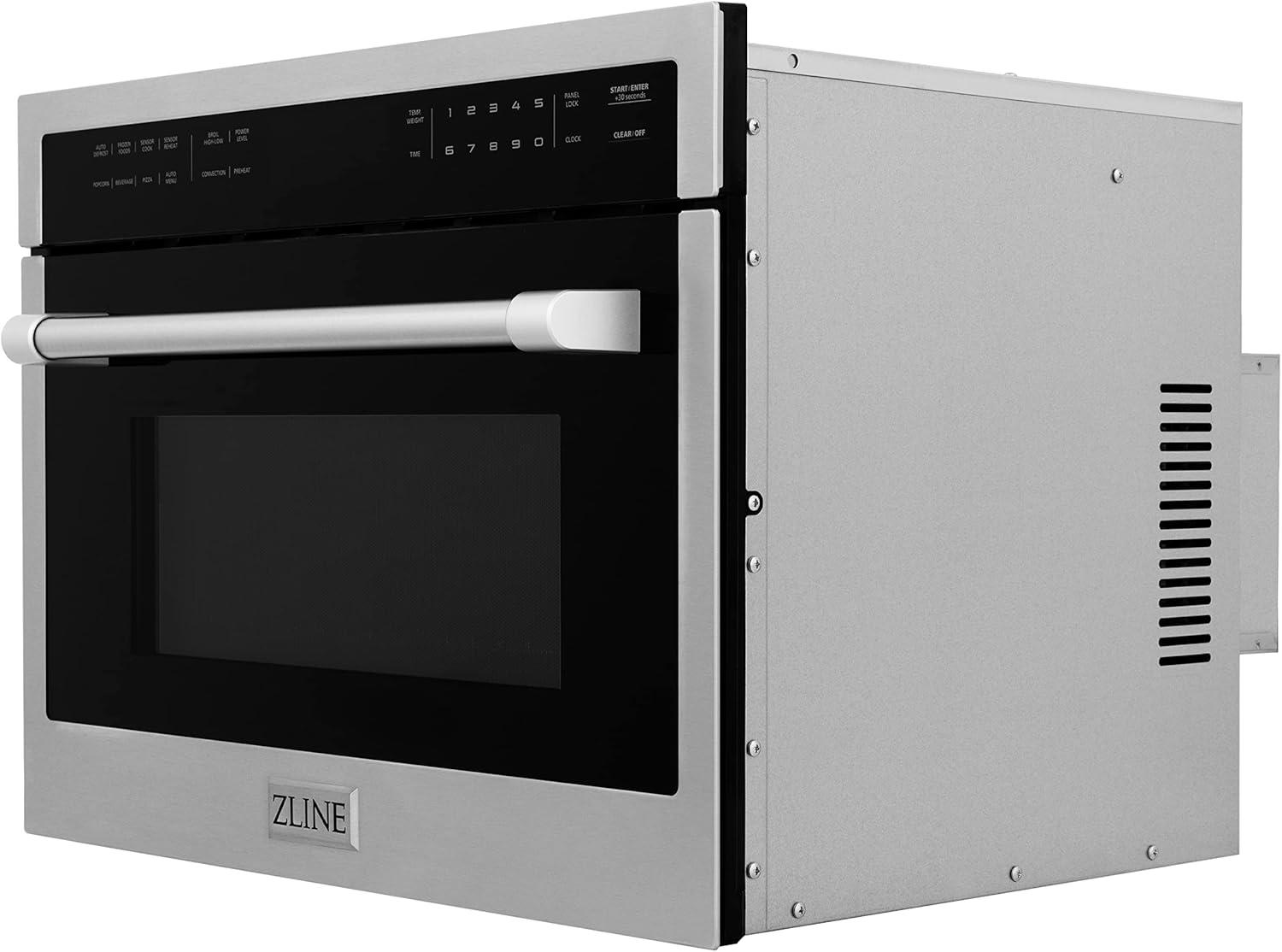 ZLINE 24" 1.6 cu ft. Built-in Convection Microwave Oven with Speed and Sensor Cooking