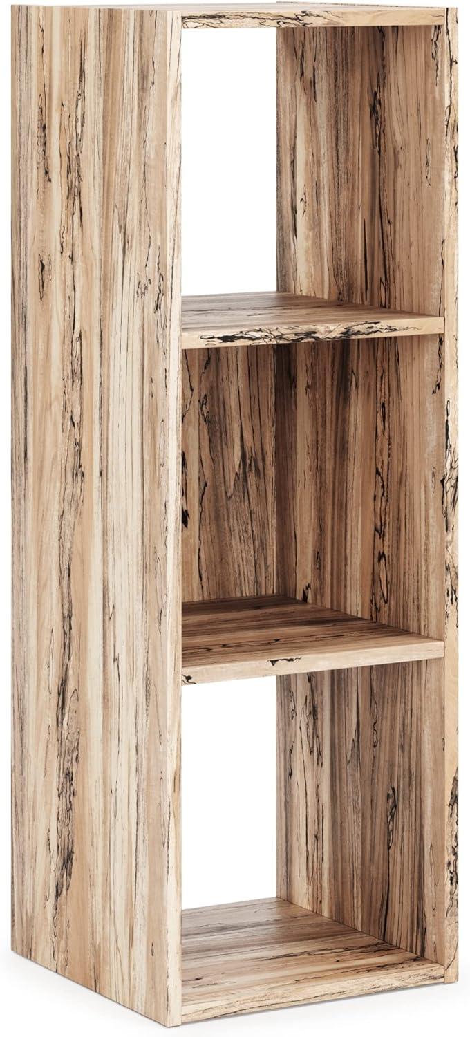 35.43" Piperton 3 Cube Organizer Natural: Storage Shelves, MDF Frame - Signature Design by Ashley