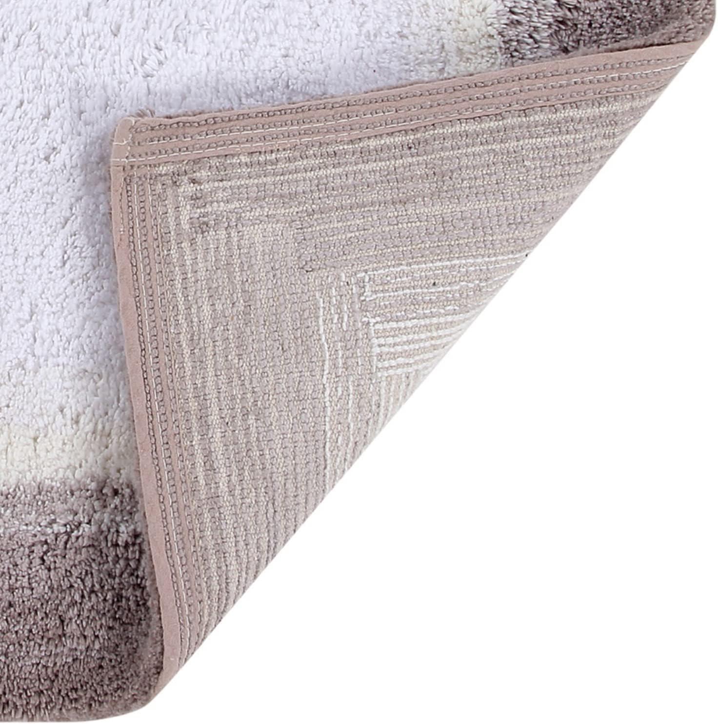 Better Trends Torrent 100% Cotton Tufted Non- Slip Backing Bath Rug 24" x 40" Rectangle - Beige