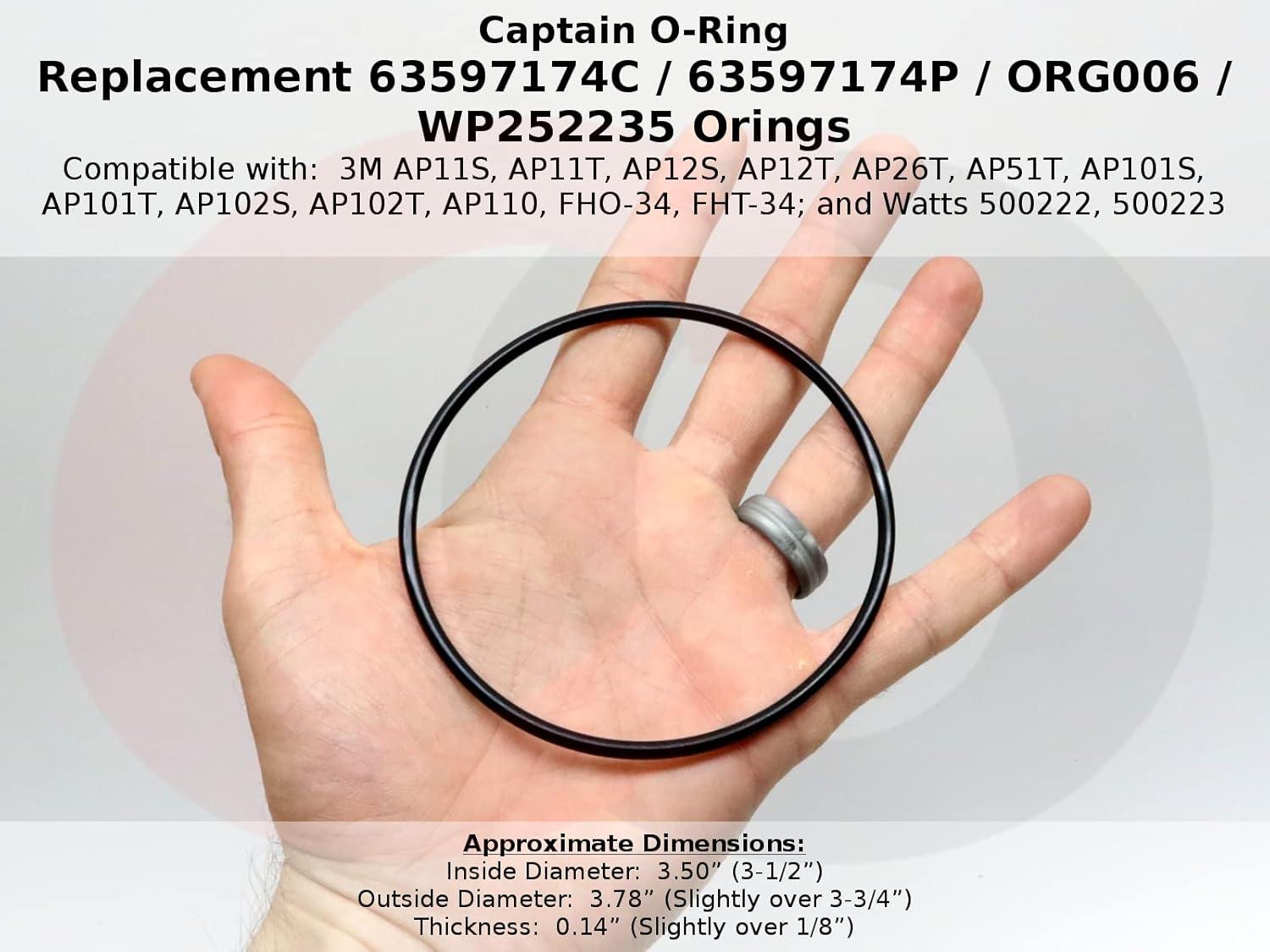 (3 Pack) 3M Aqua-Pure 63597174C O-Rings by CFS