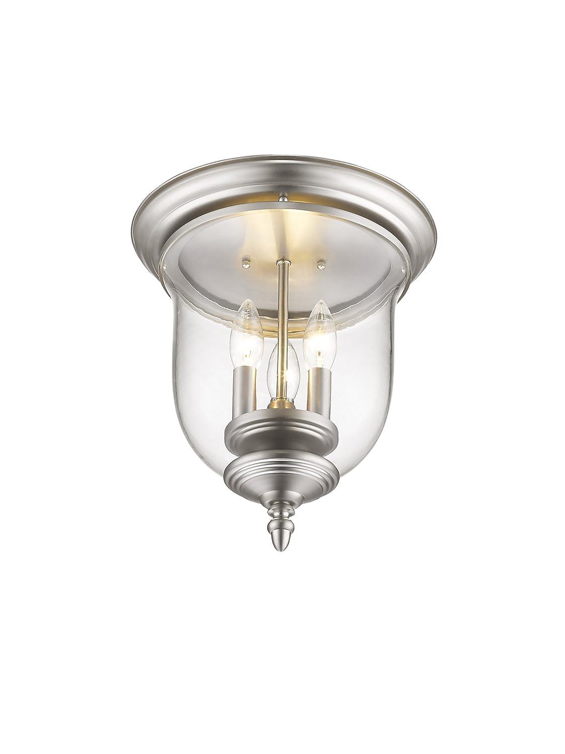Livex Lighting Legacy 3 - Light Flush Mount in  Brushed Nickel