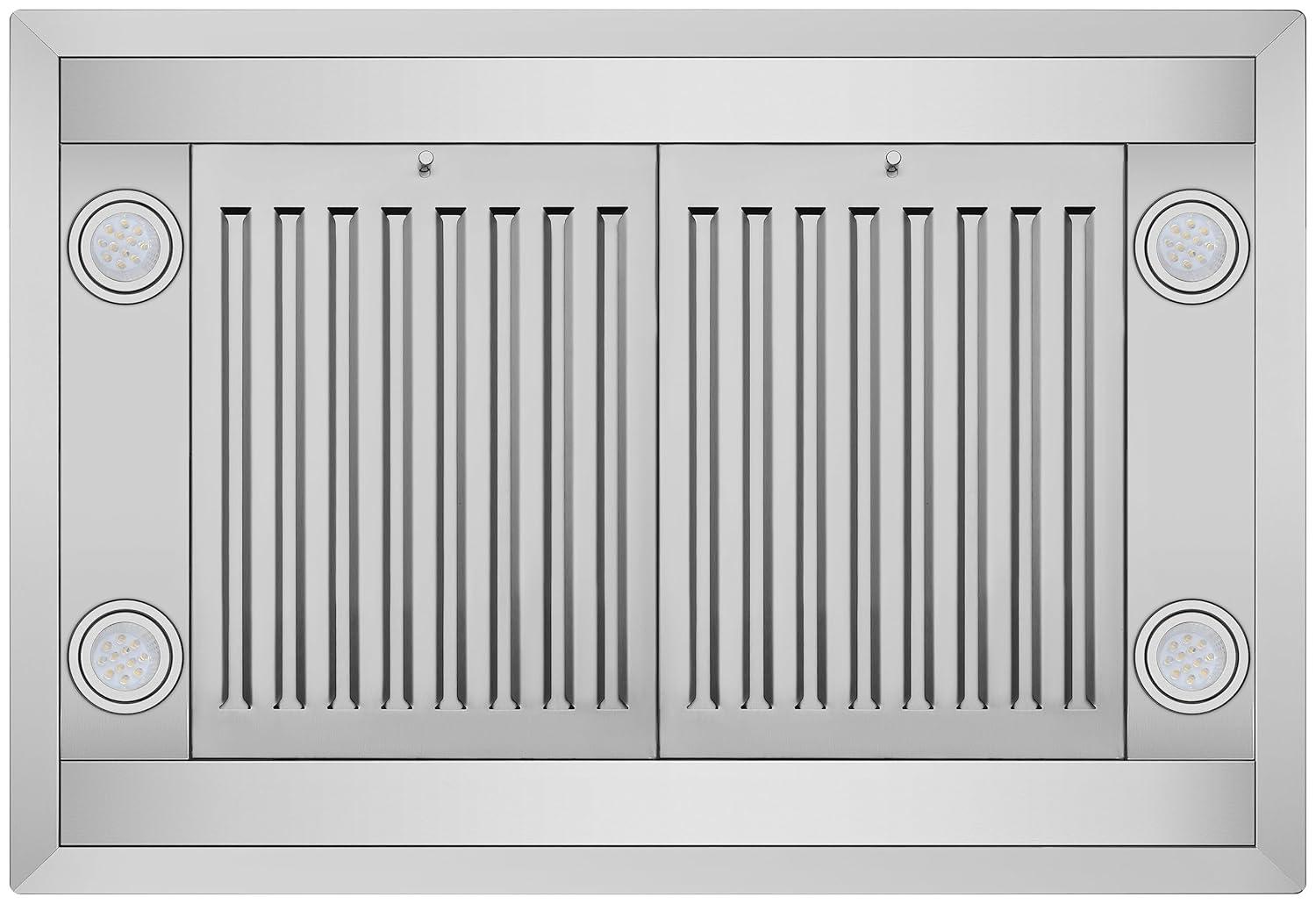 Blue Ocean 30" Stainless Steel 760 CFM Convertible Island Range Hood