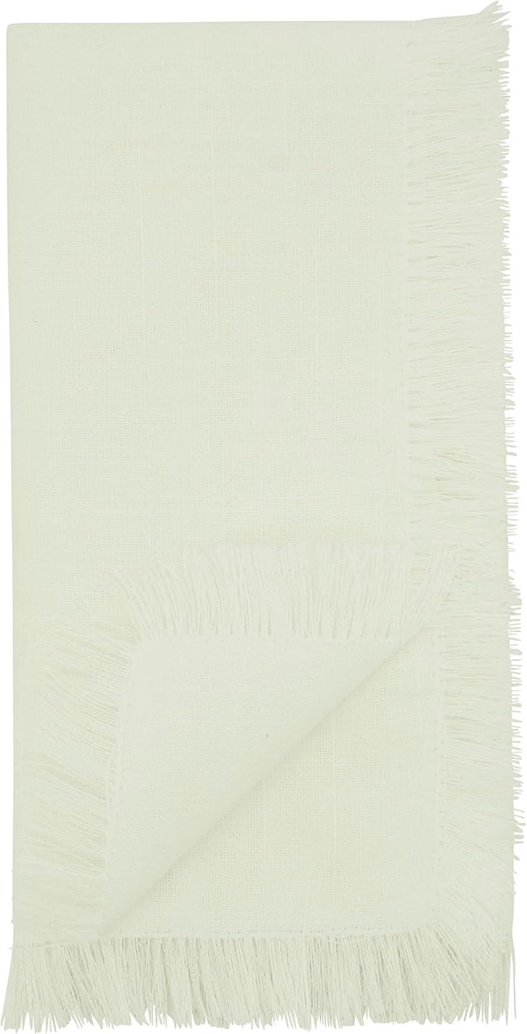 Saro Emery Collection 100% Cotton No Pattern Square Napkin (Set of 4)