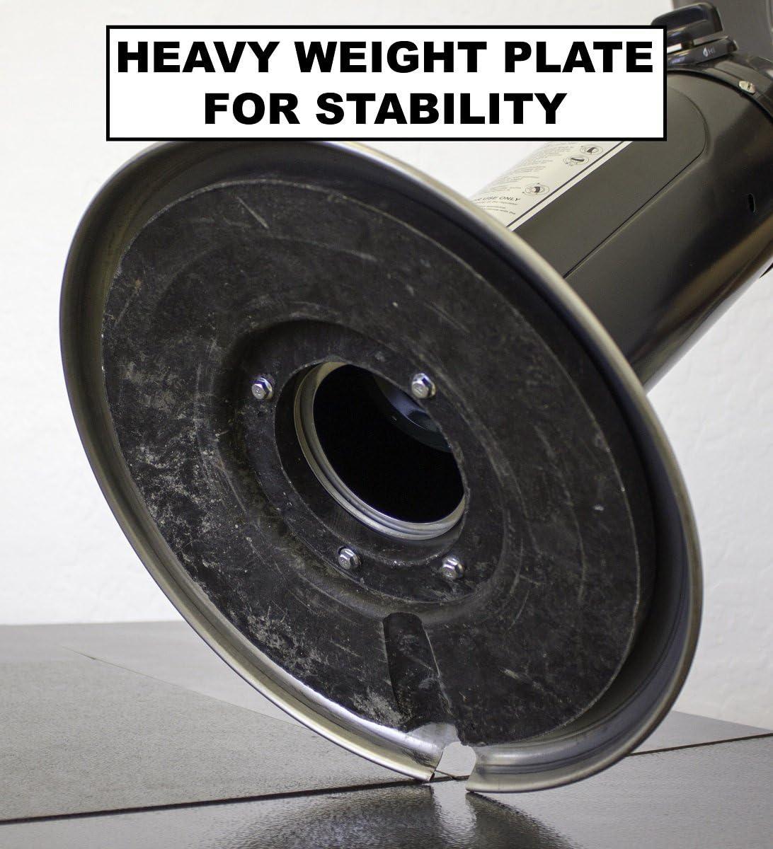 Arlmont & Co. Miceli 11000 Stainless Steel Propane Tabletop Patio Heater