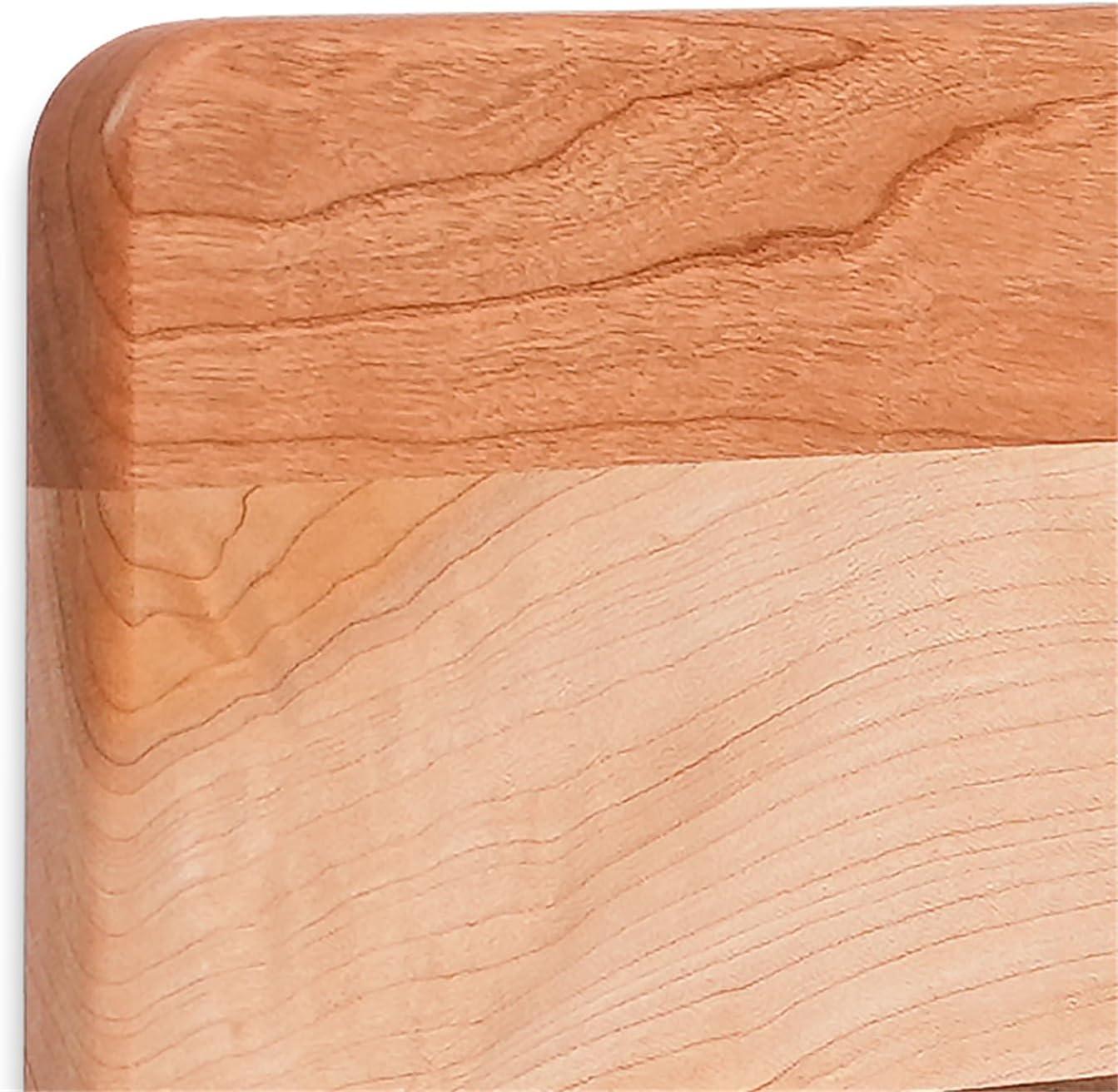 CONSDAN CONSDAN Mixed Hardwood Cutting Board, Food-Safe Kitchen Chopping Board for Meat, Vegetables, Fruits