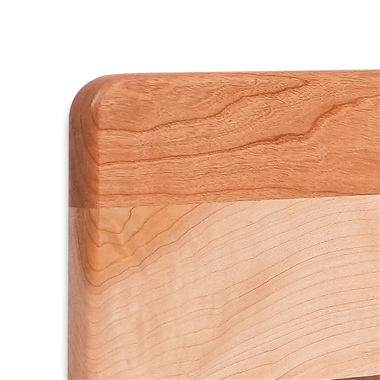 CONSDAN CONSDAN Mixed Hardwood Cutting Board, Food-Safe Kitchen Chopping Board for Meat, Vegetables, Fruits