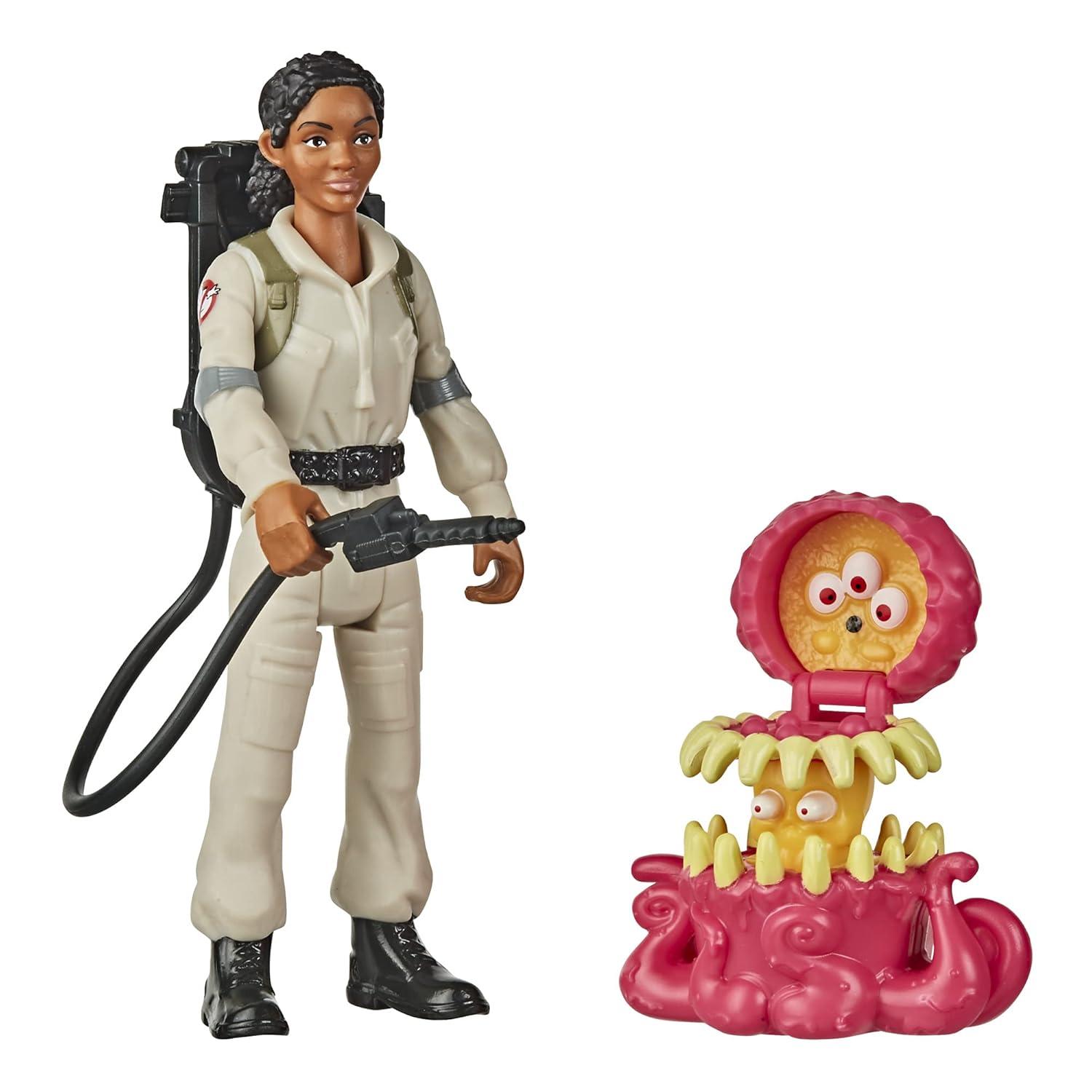 Hasbro Ghostbusters Fright Features Lucky Figure with Interactive Ghost Figure and Accessory, Toys for Kids Ages 4 and Up, Great Gift for Kids