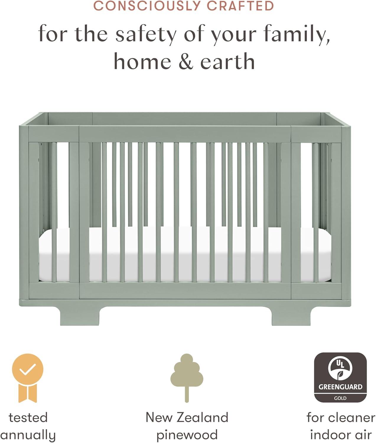 Yuzu 8-In-1 Convertible Crib With All-Stages Conversion Kits