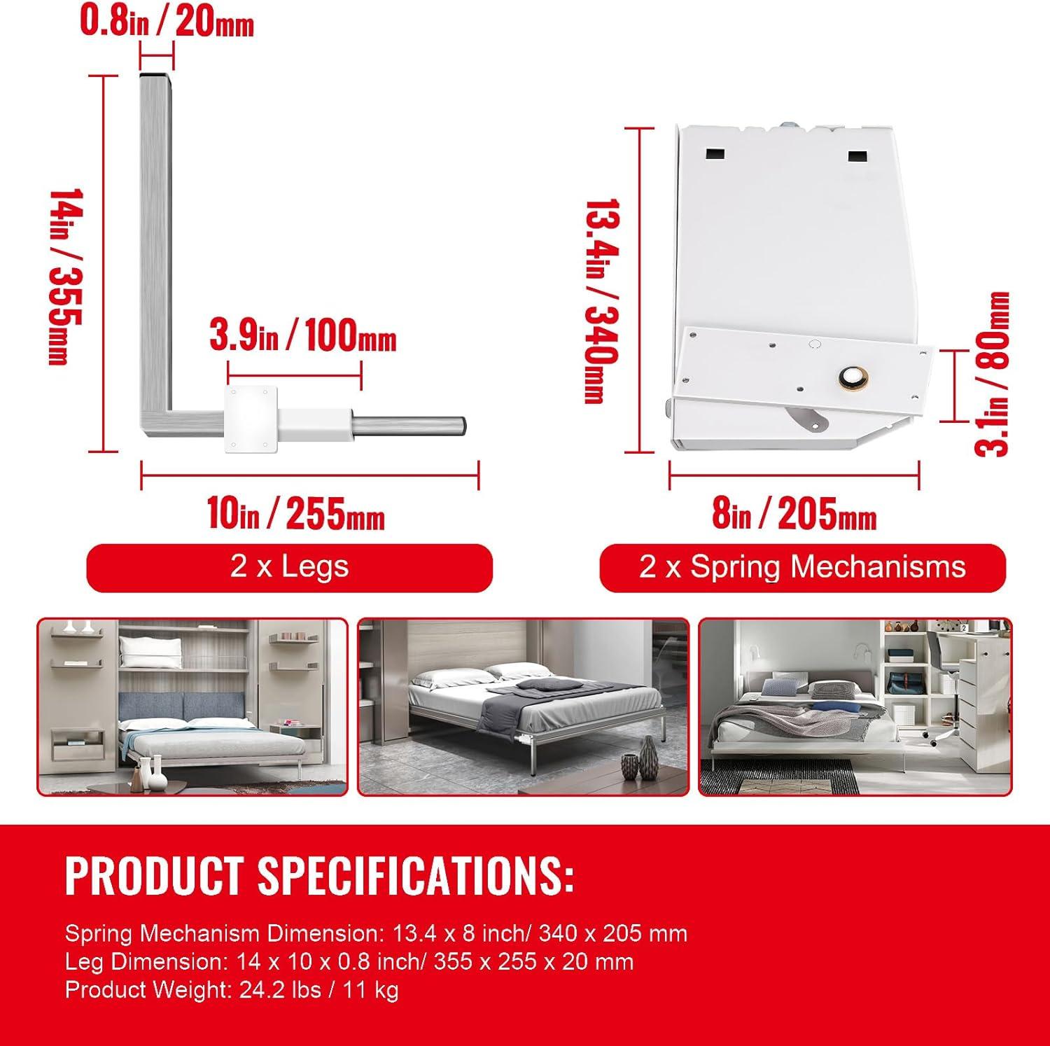 VEVOR Murphy Link Spring (Set of 2)