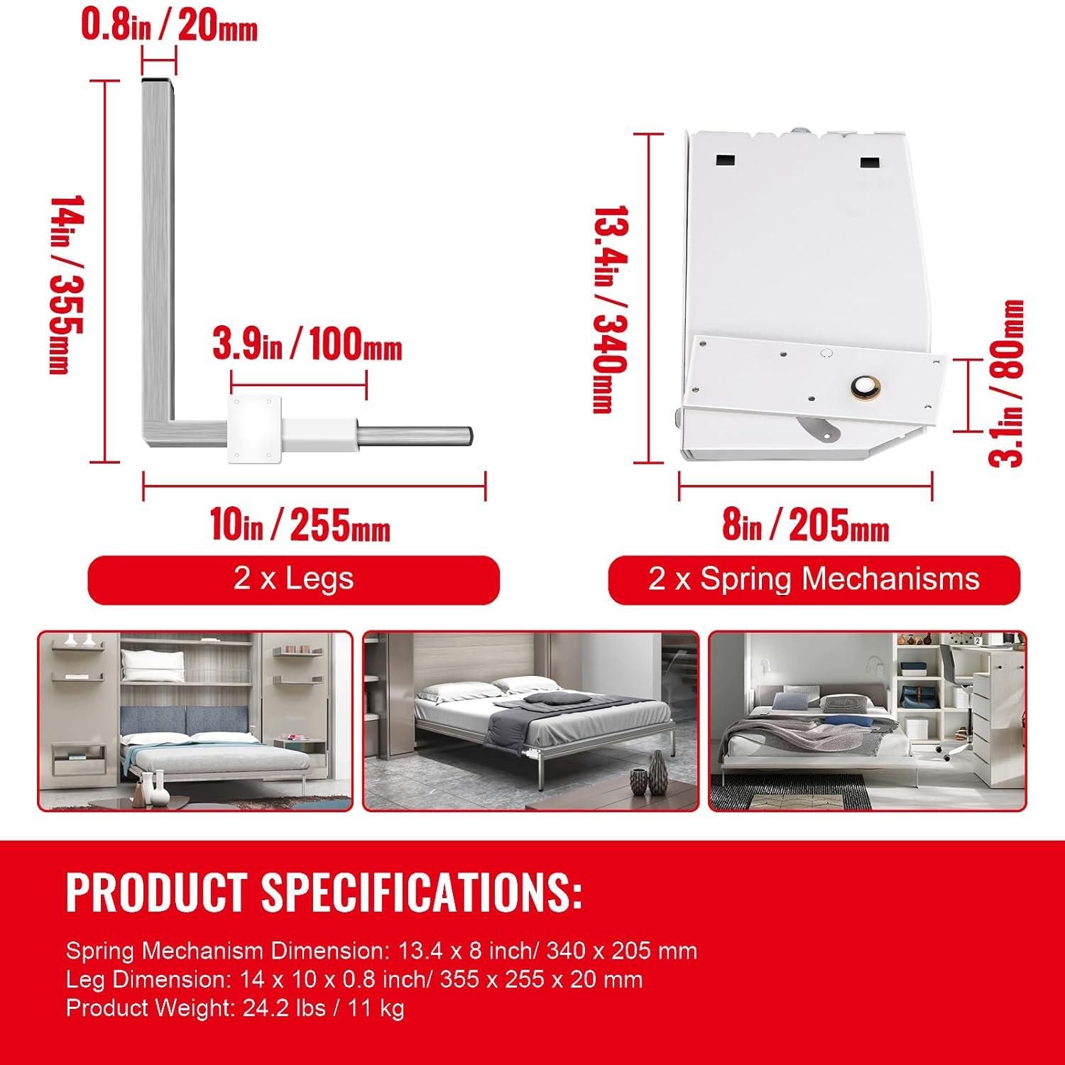 VEVOR Murphy Link Spring (Set of 2)