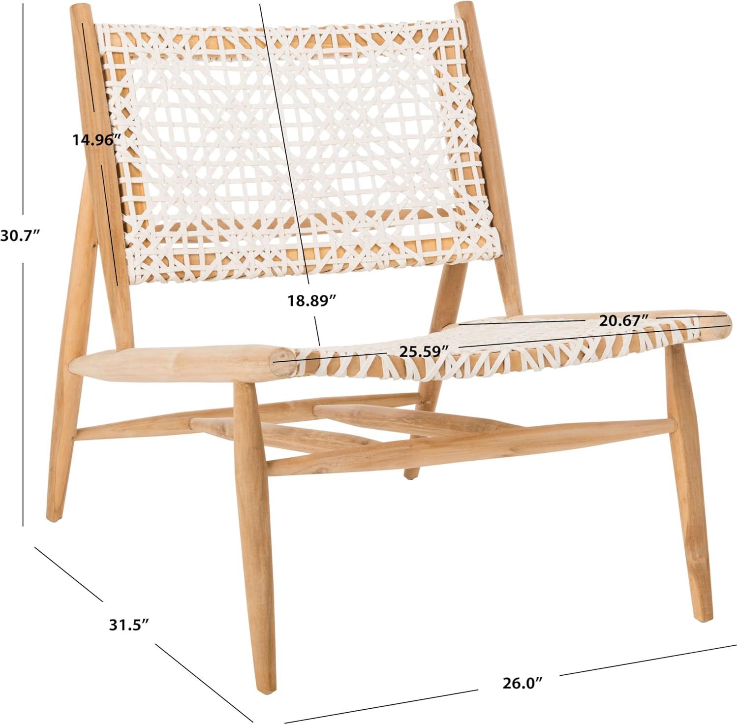 Kazbah Genuine Leather Side Chair