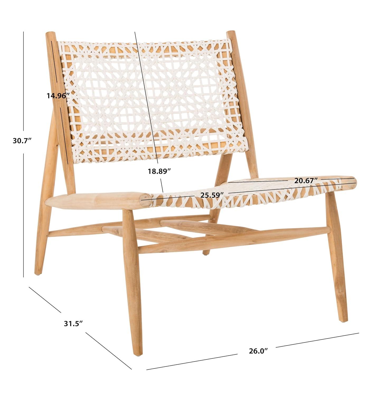 Kazbah Genuine Leather Side Chair