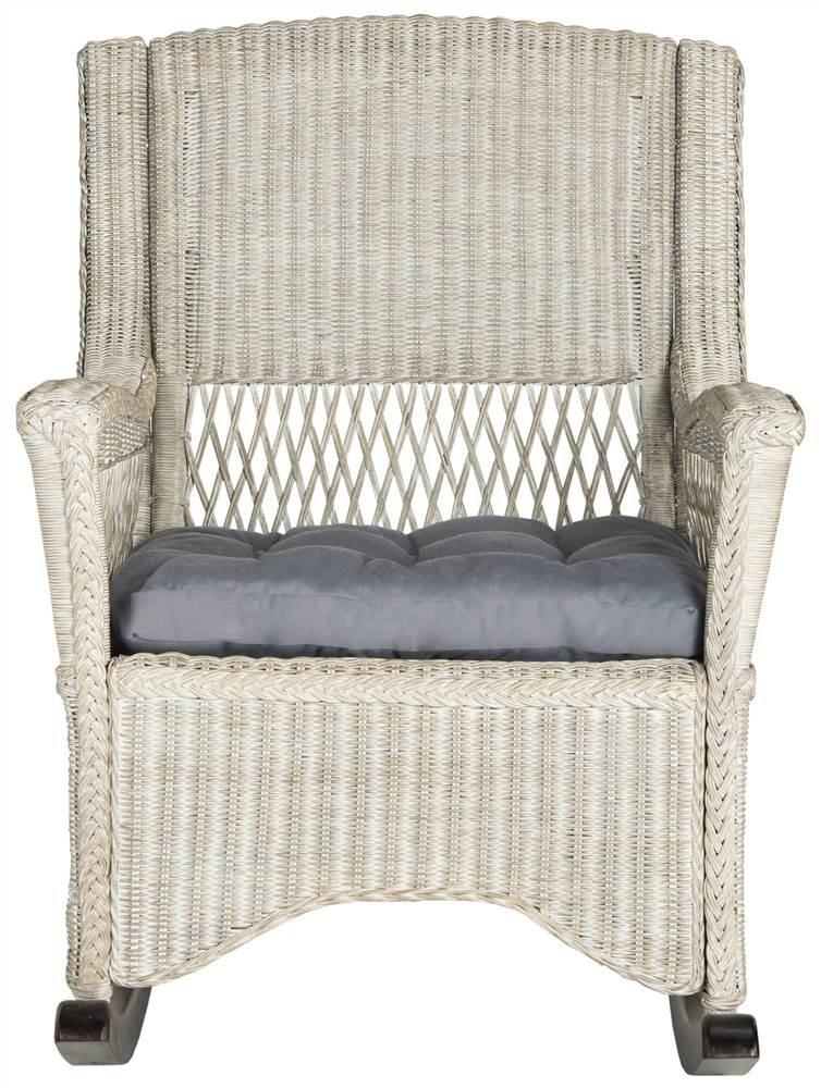 Aria Rocking Chair - SEA8036 - Antique/Grey - Safavieh