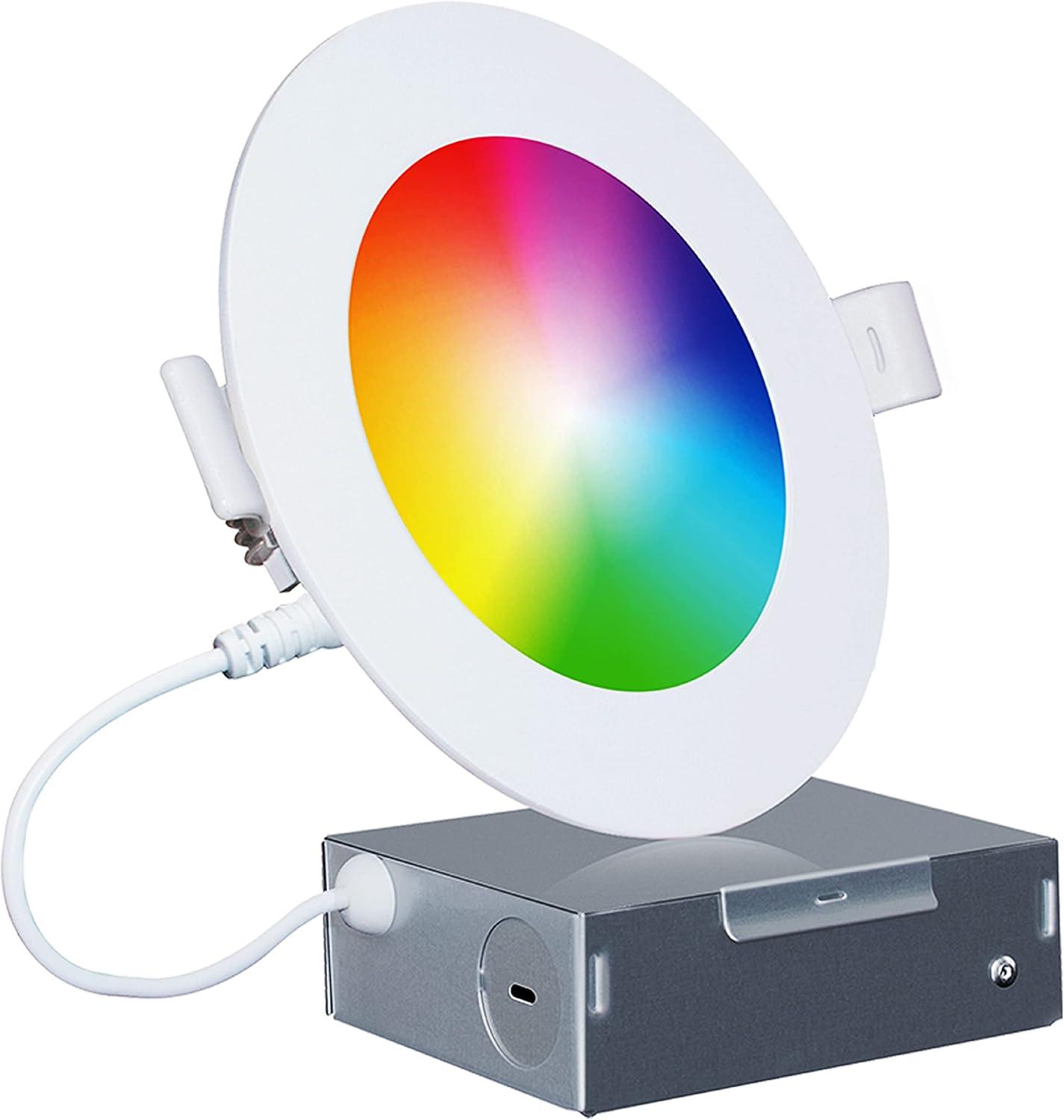 6'' Tunable Color Temperature Dimmable Air-Tight IC Rated LED Retrofit Recessed Lighting Kit