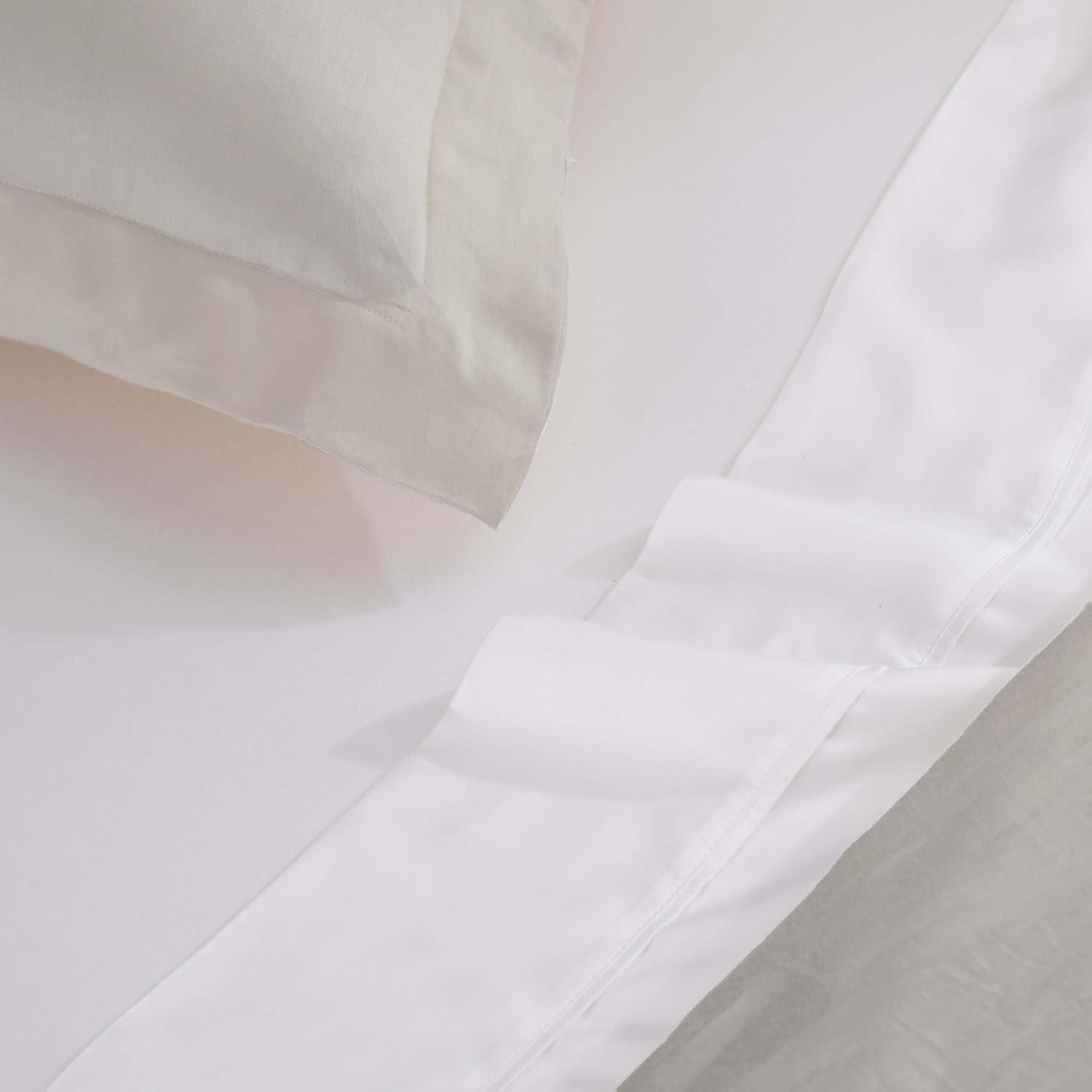 Superior Egyptian Cotton 300 Thread Count Duvet Cover Set, Twin, Light Grey