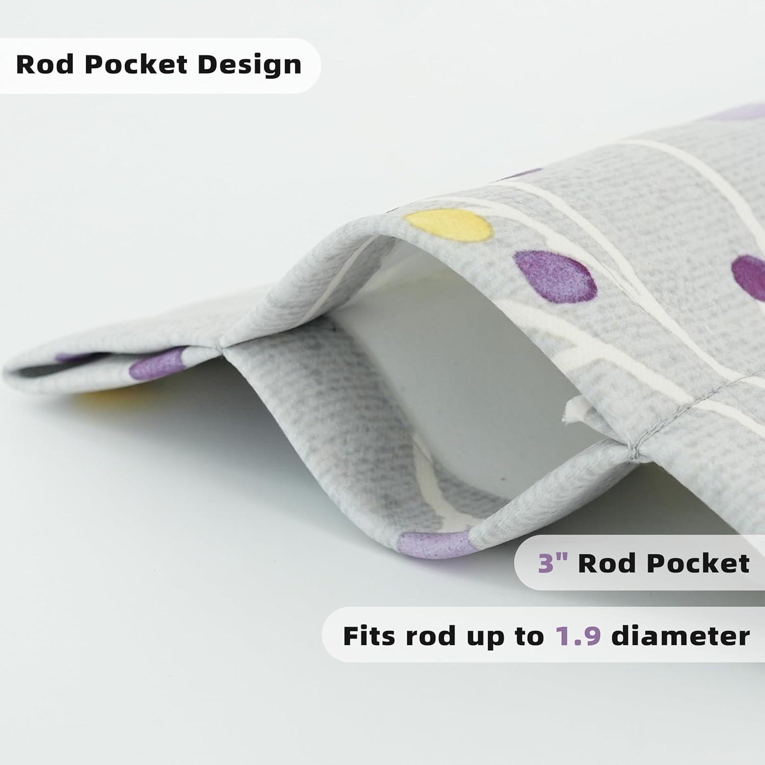 DriftAway Rod Pocket Energy Efficient Valances, 50" x 14"