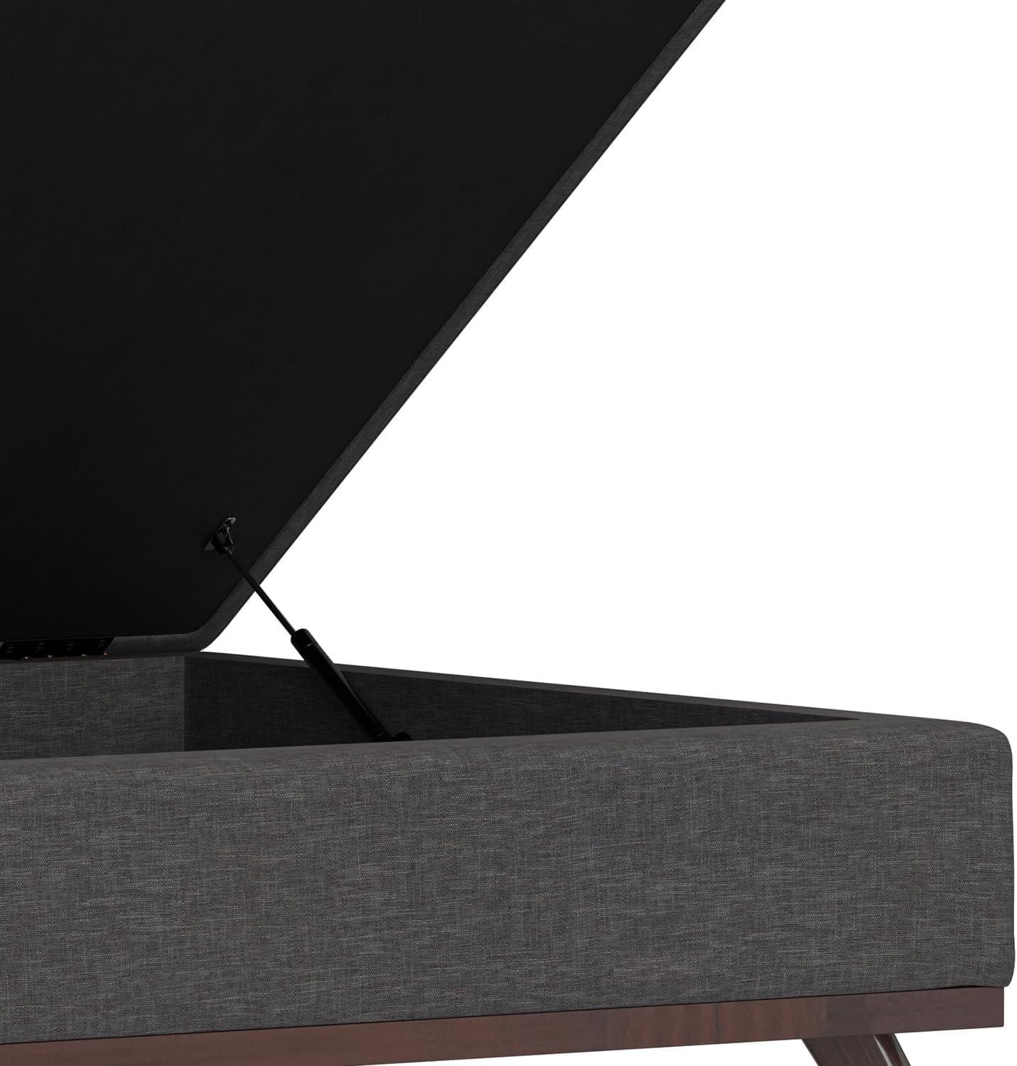 Simpli Home Owen Upholstered Ottoman