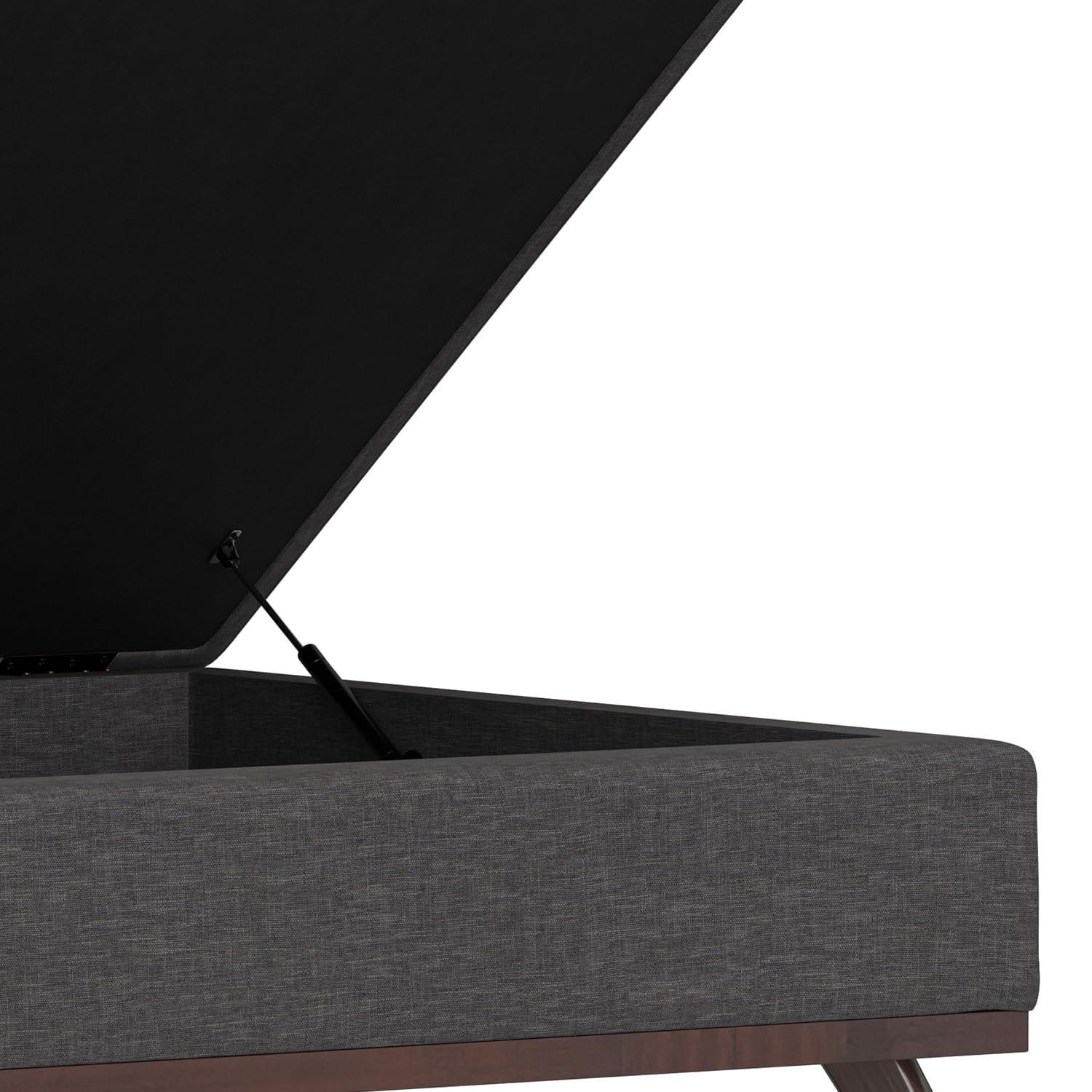 Simpli Home Owen Upholstered Ottoman