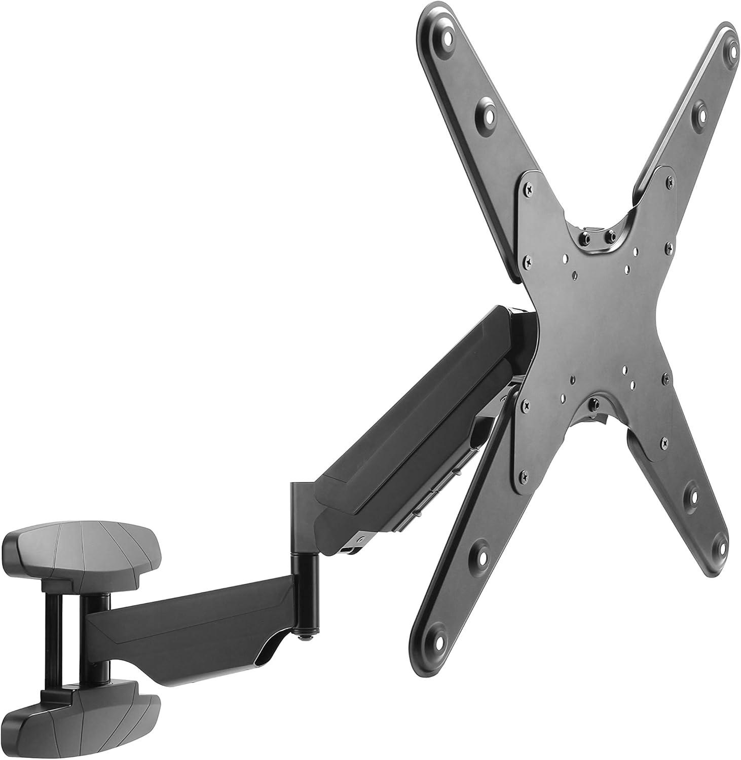 Atlantic Full-Motion Spring Arm Wall Mount, Fits TVs 23"-65", Black