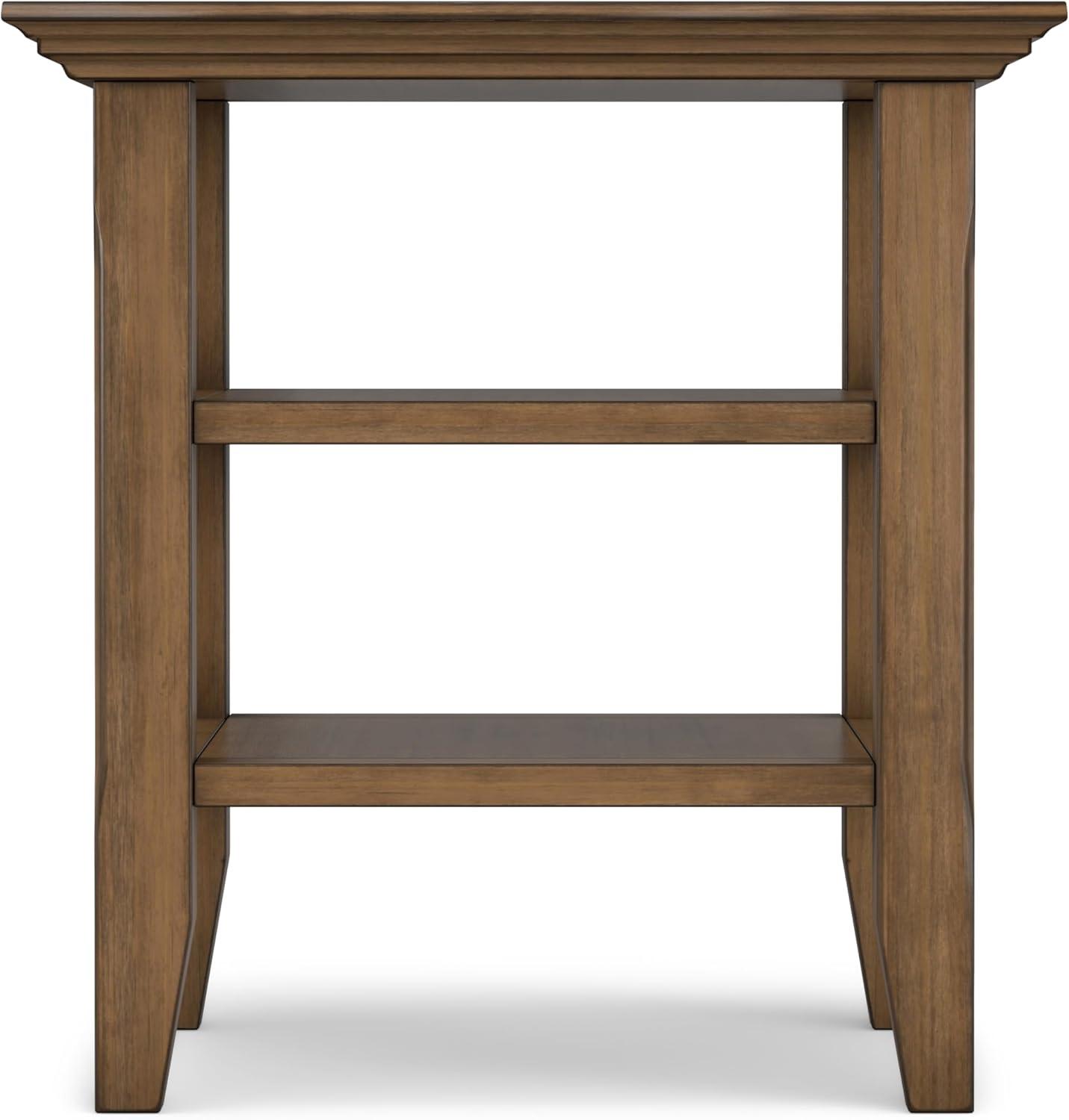 Lark Manor™ Solid Wood Transitional Table with Open Shelves