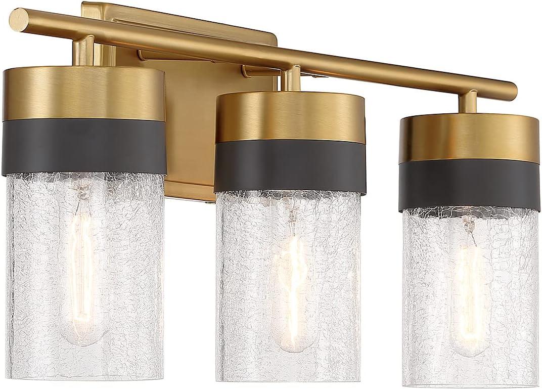 Savoy House Brickell 3 - Light Vanity in  Warm Brass