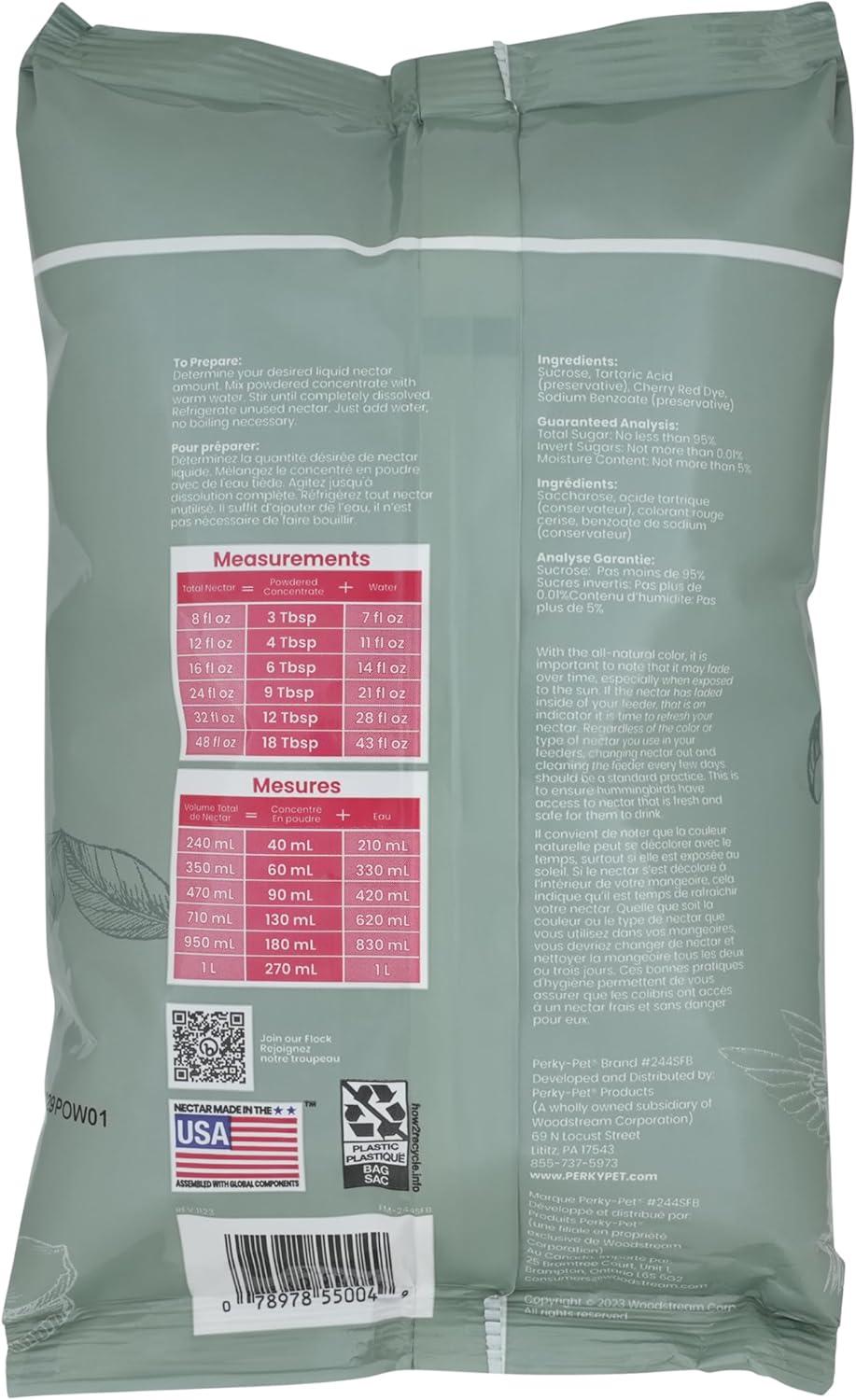 Perky-Pet Hummingbird Sucrose Instant Nectar Concentrate 2 lb