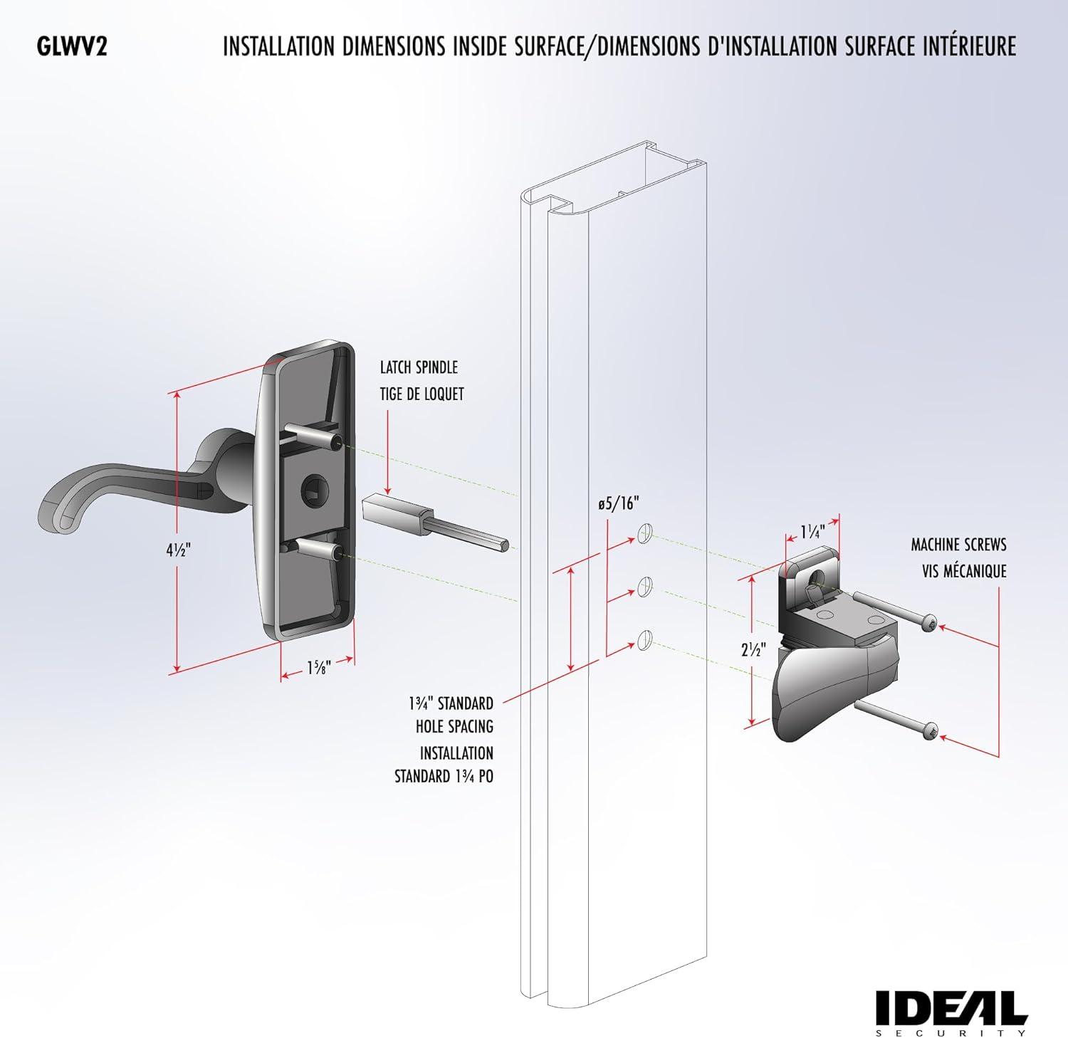 Matte Black Metal Lever Handle Set for Doors