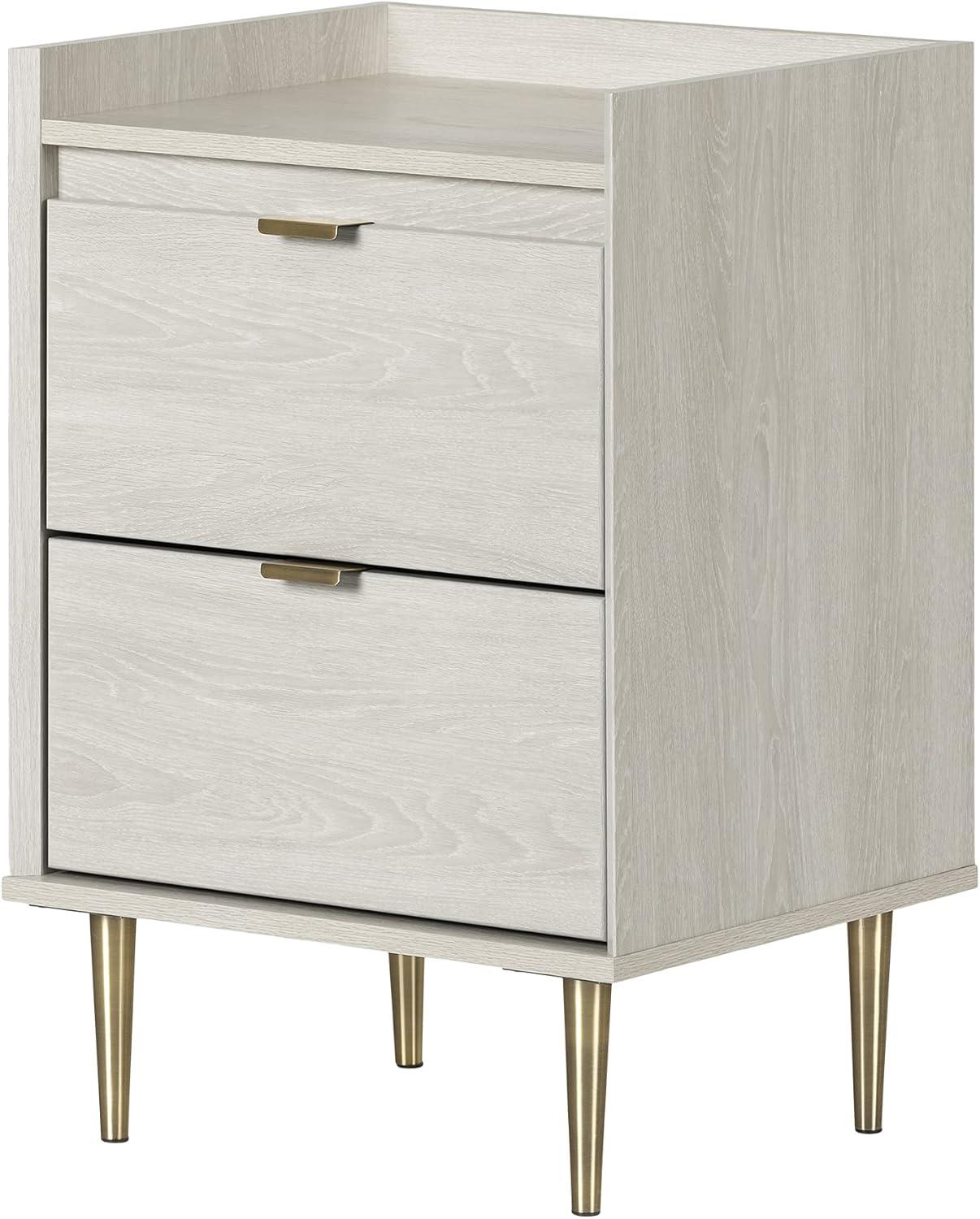 Hype 2 Drawer End Table with Storage