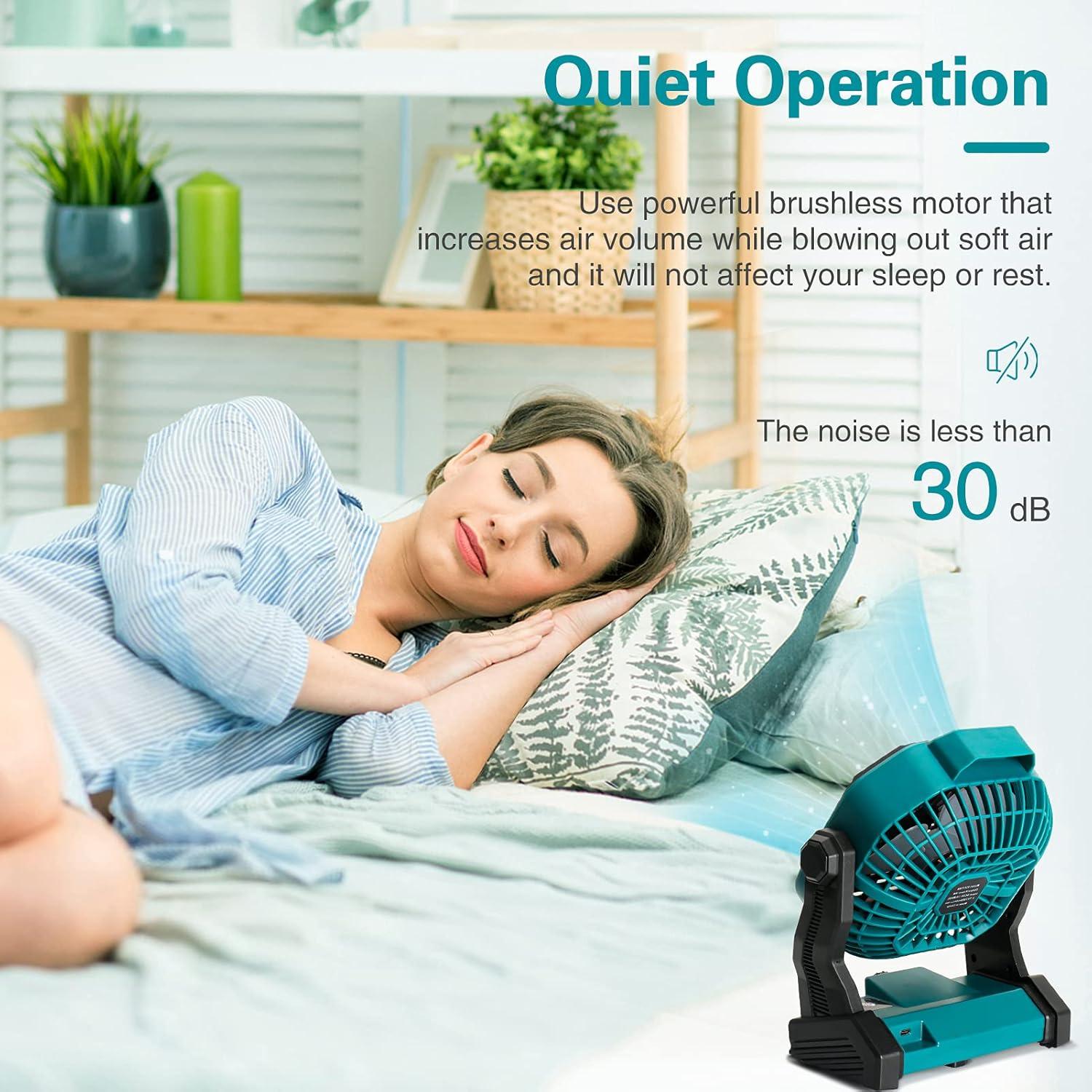 CONBOLA Portable Fan Rechargeable, 20400mAh Cordless Battery Powered Fan with LED Lantern, USB C Battery Operated for Travel Bedroom Home Camping Tent Office Beach Desk Fishing Table