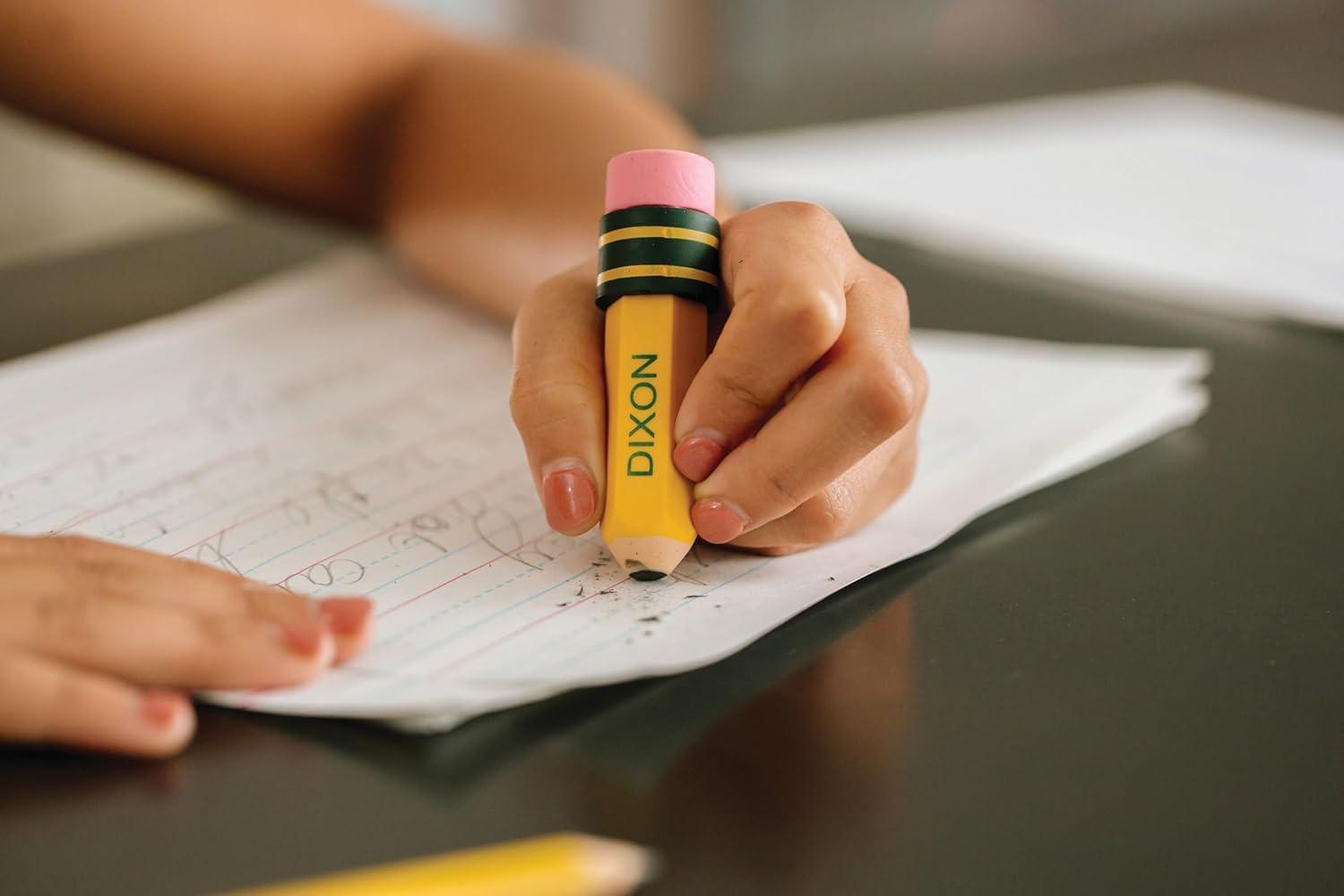 Ticonderoga Pencil-Shaped Erasers, Yellow, Pack of 36