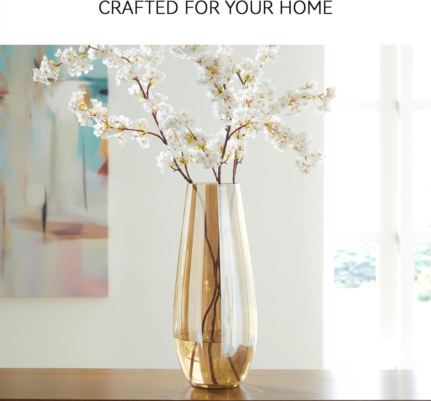 Signature Design by Ashley Rhettman 18" Glass Vase, Amber