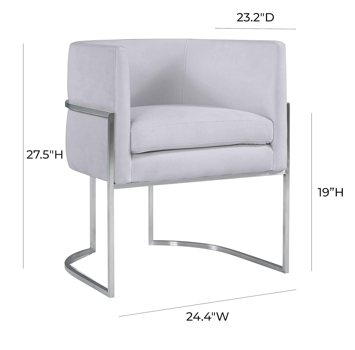 Giselle Velvet Upholstered Armchair