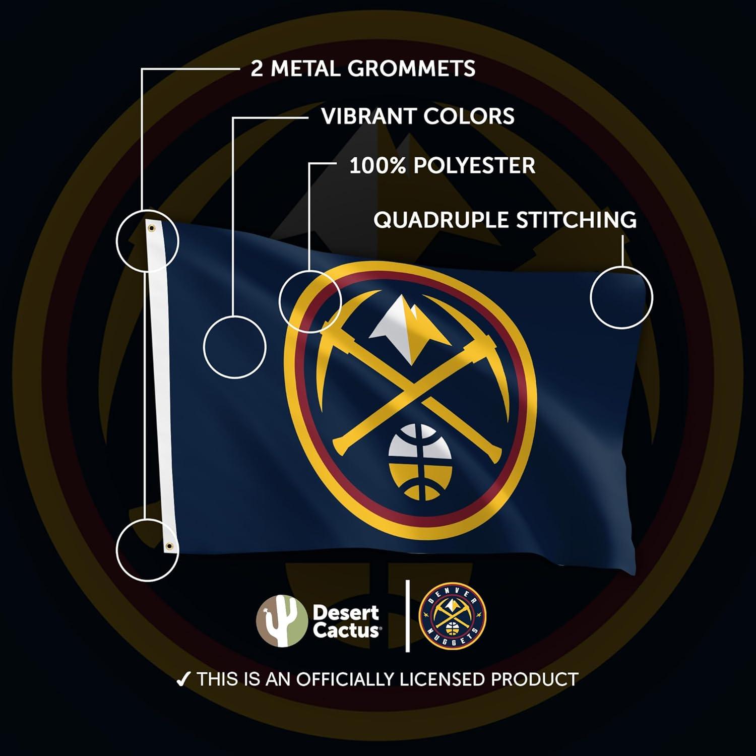 Denver Basketball Nuggets 3x5 Indoor / Outdoor 3x5 Banner Flag