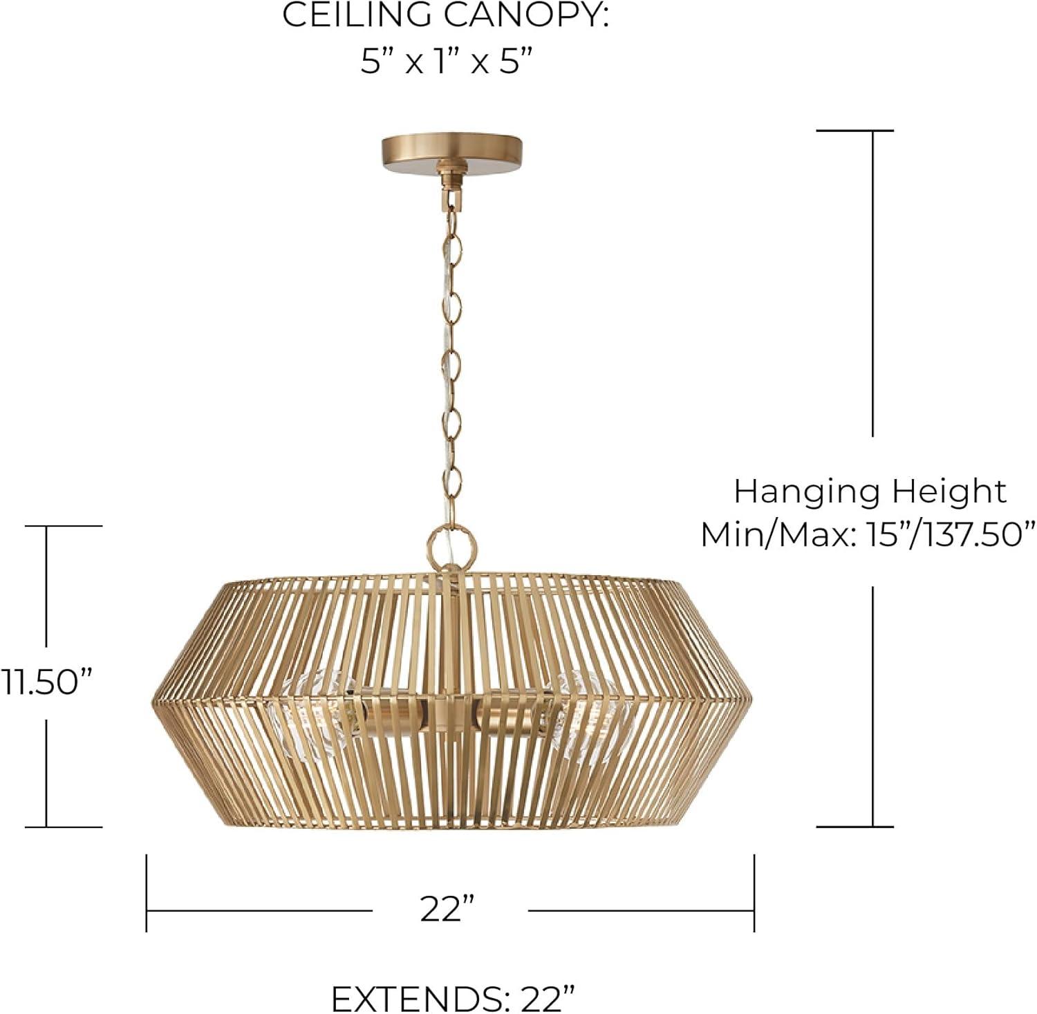 Kaiya 4 - Light Geometric Pendant
