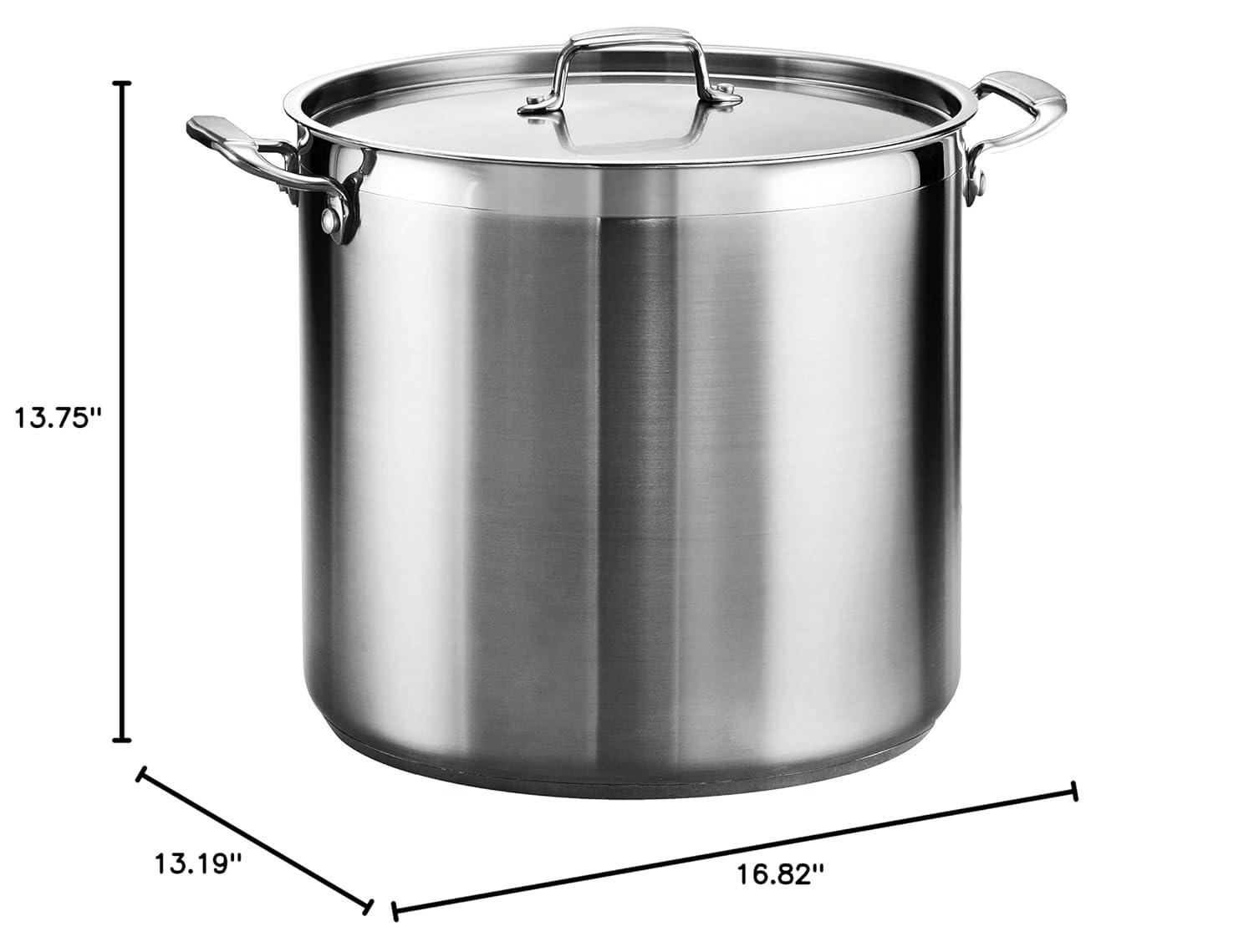 Tramontina Tramontina Gourmet Aluminum Stock Pot with Lid