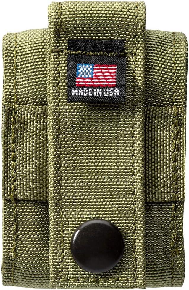 Zippo Lighter with MOLLE Green Pouch, 1.44" x 2.25"