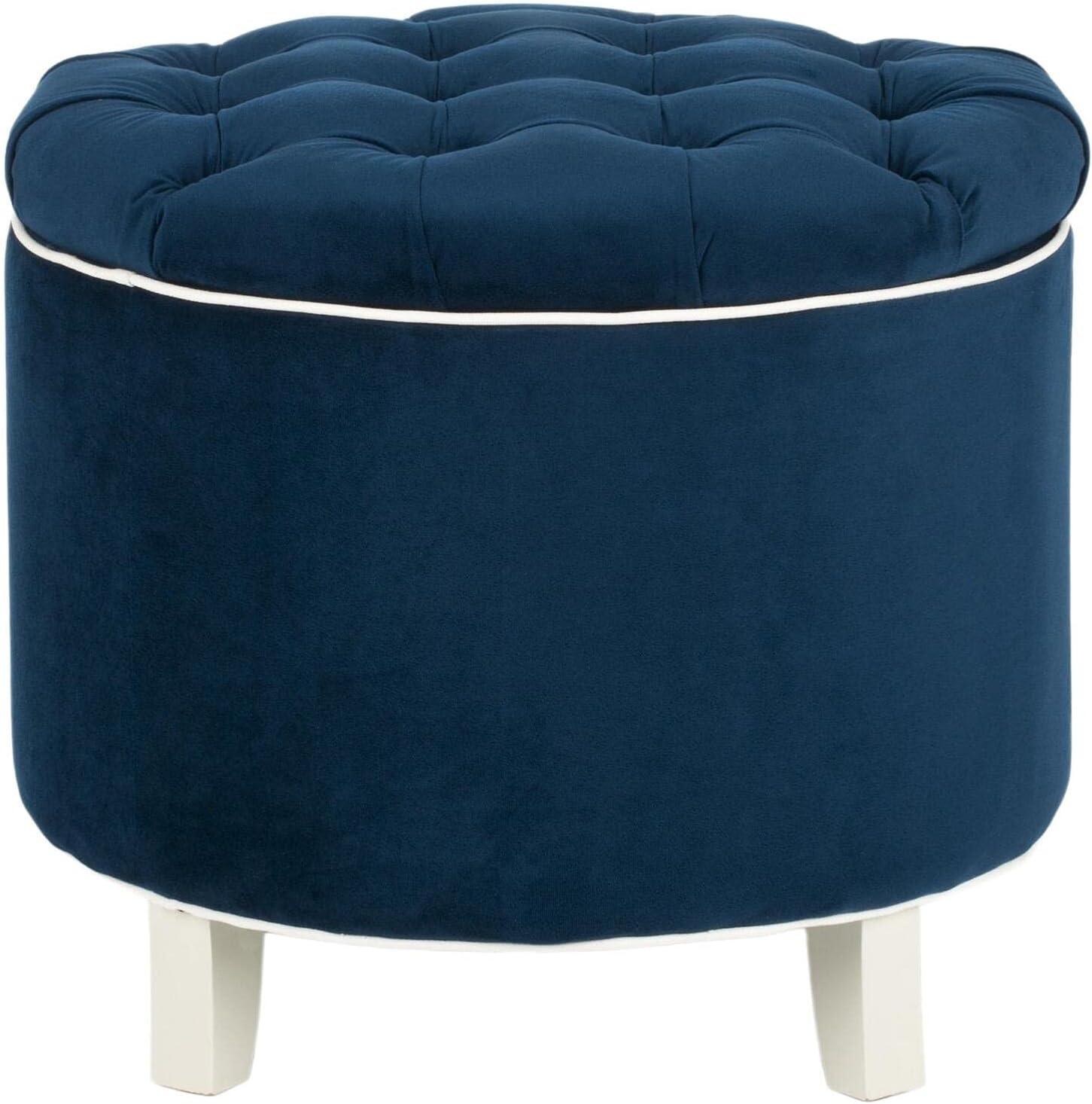 Amelia Tufted Storage Ottoman  - Safavieh