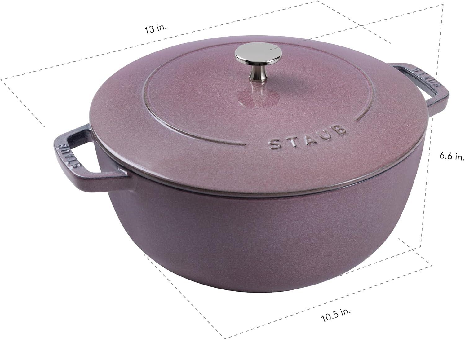 Staub ® Lilac Cast Iron 5-Qt. Essential French Oven