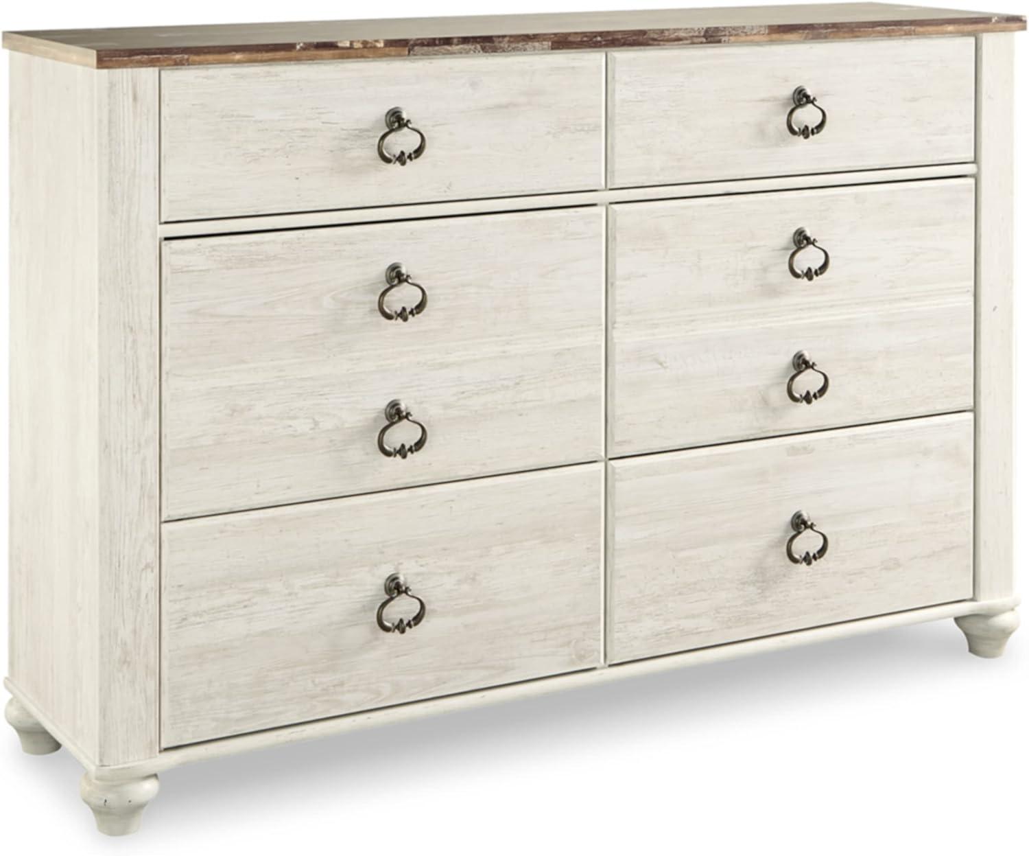 Esmarelda 6 Drawer Double Dresser