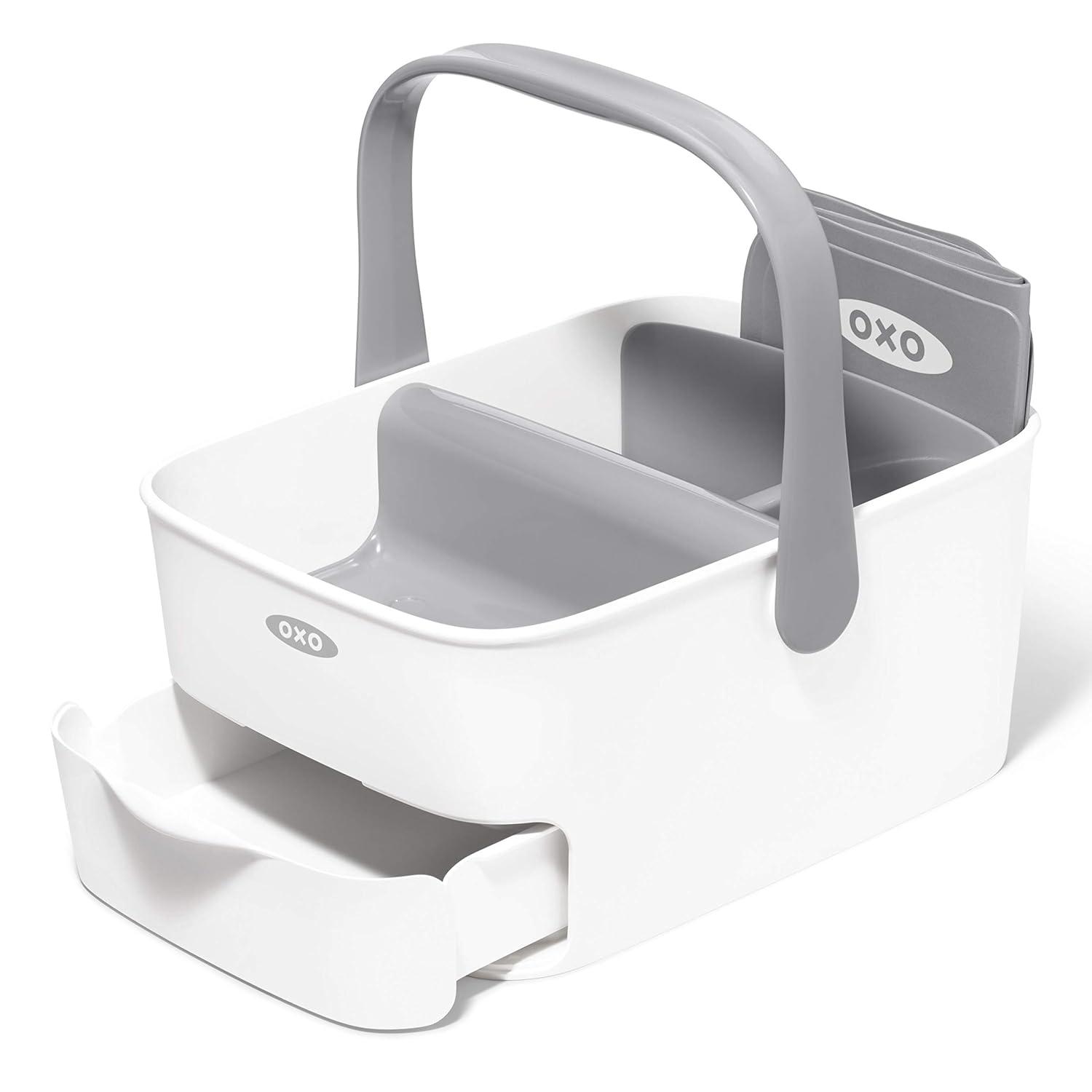 OXO Travel Diaper Caddy with Changing Mat - Gray