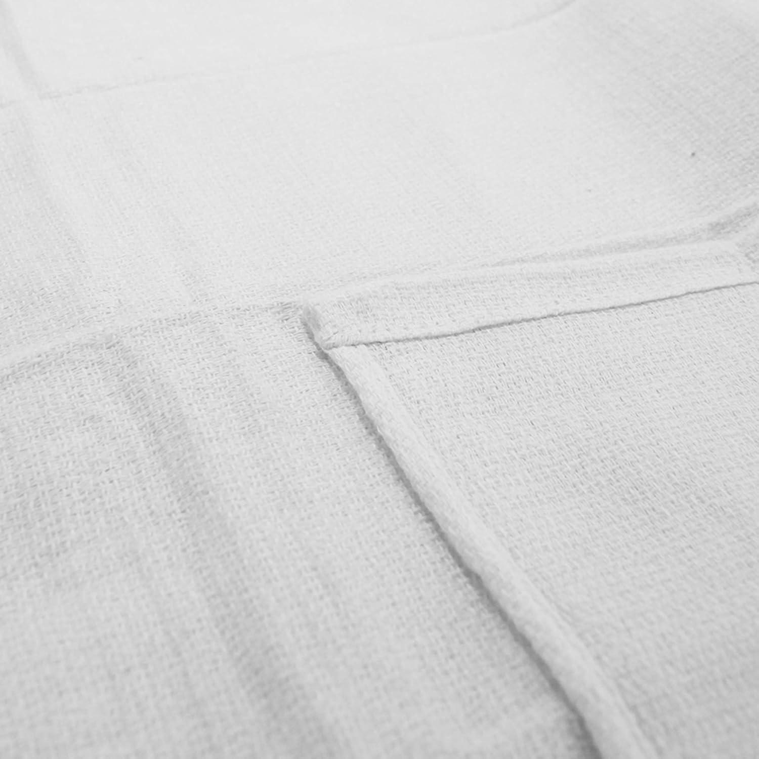 Huck Cotton Cleaning Towels 16x26 White (12/Pack)