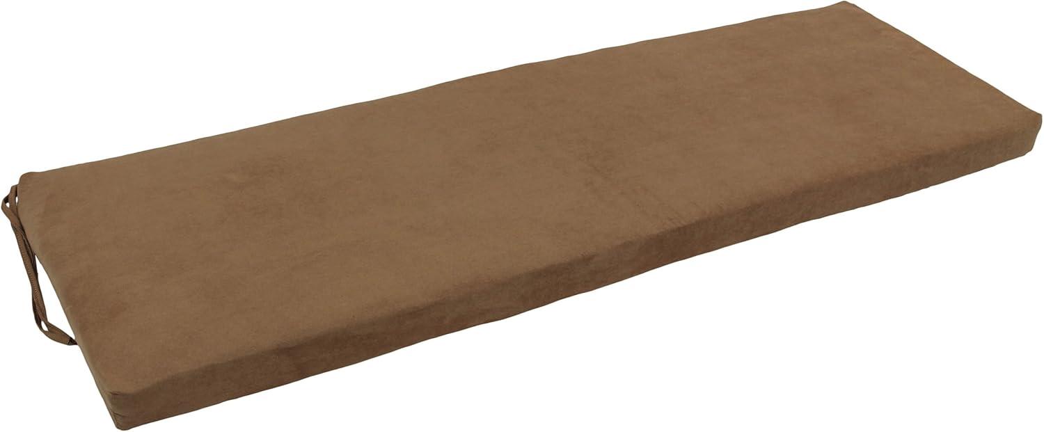 Blazing Needles 60-inch by 19-inch Micro Suede Bench Cushion