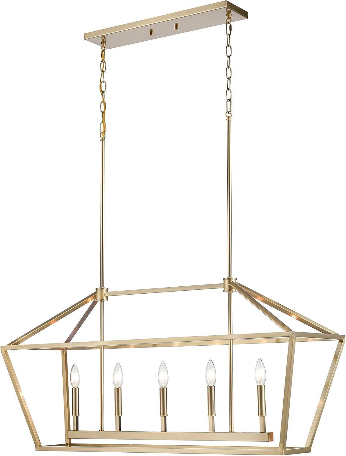 Millennium Lighting 5 - Light Pendant in  Modern Gold