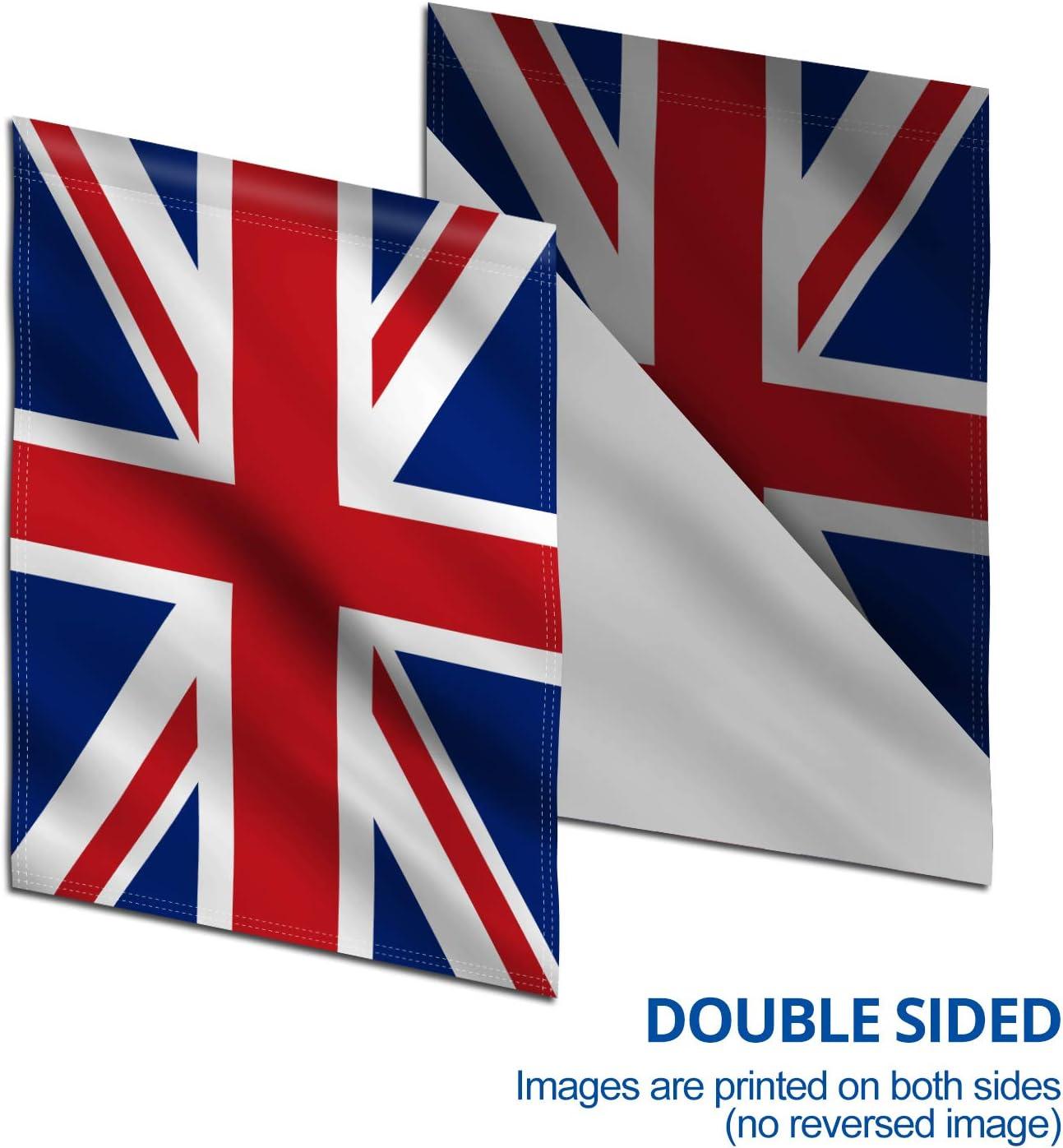 Anley Union Jack British UK Garden Flags - Double Sided Premium Garden Flag 18 x 12.5 Inch