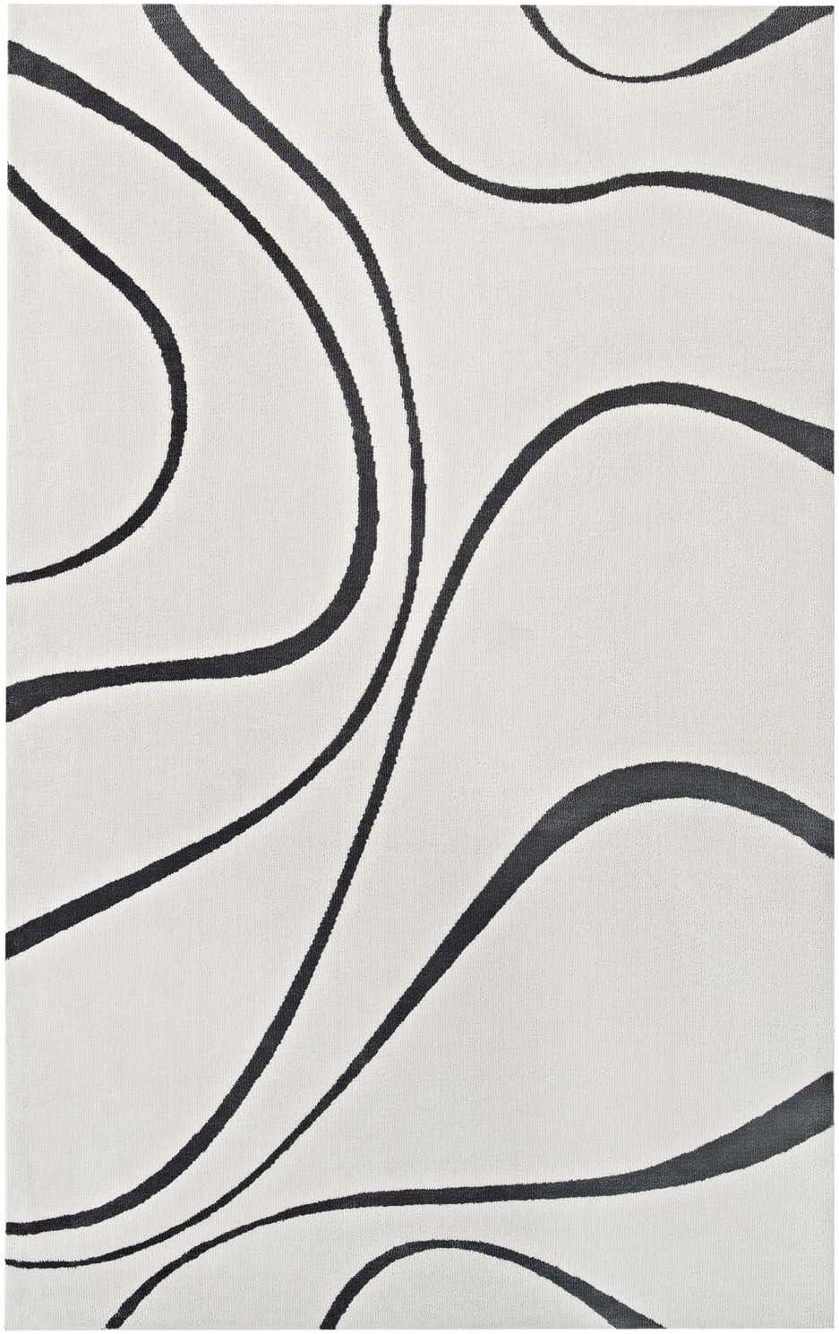 Modway Therese Abstract Swirl Area Rug