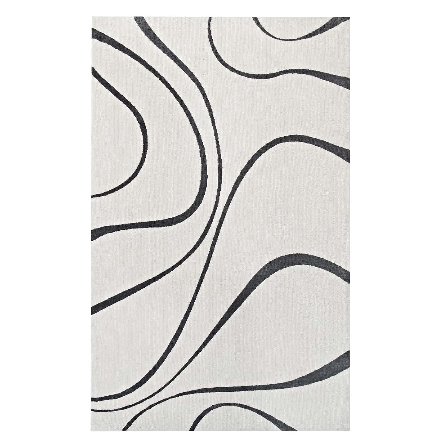 Modway Therese Abstract Swirl Area Rug