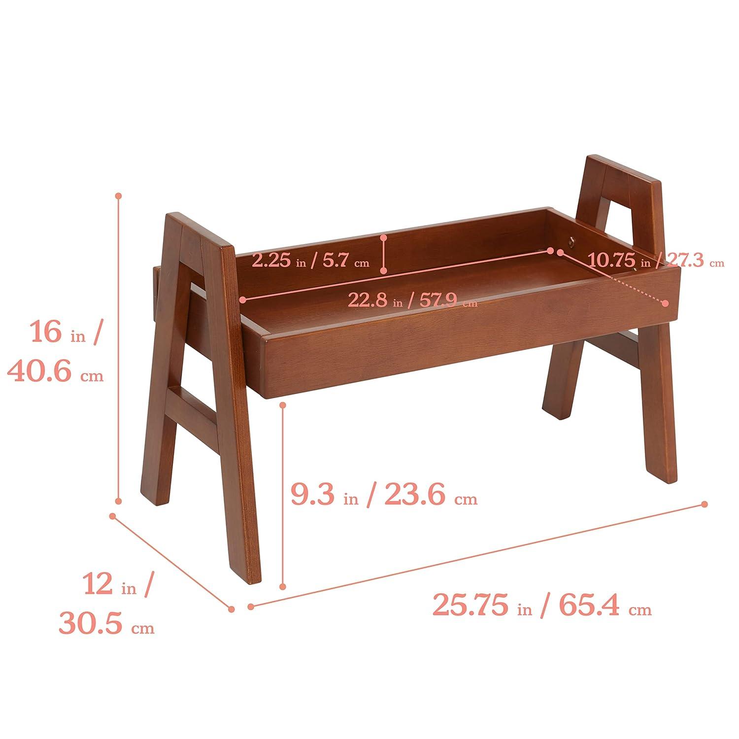 ECR4Kids Adjustable Stacking Shelf with Full Edge, Bookcase